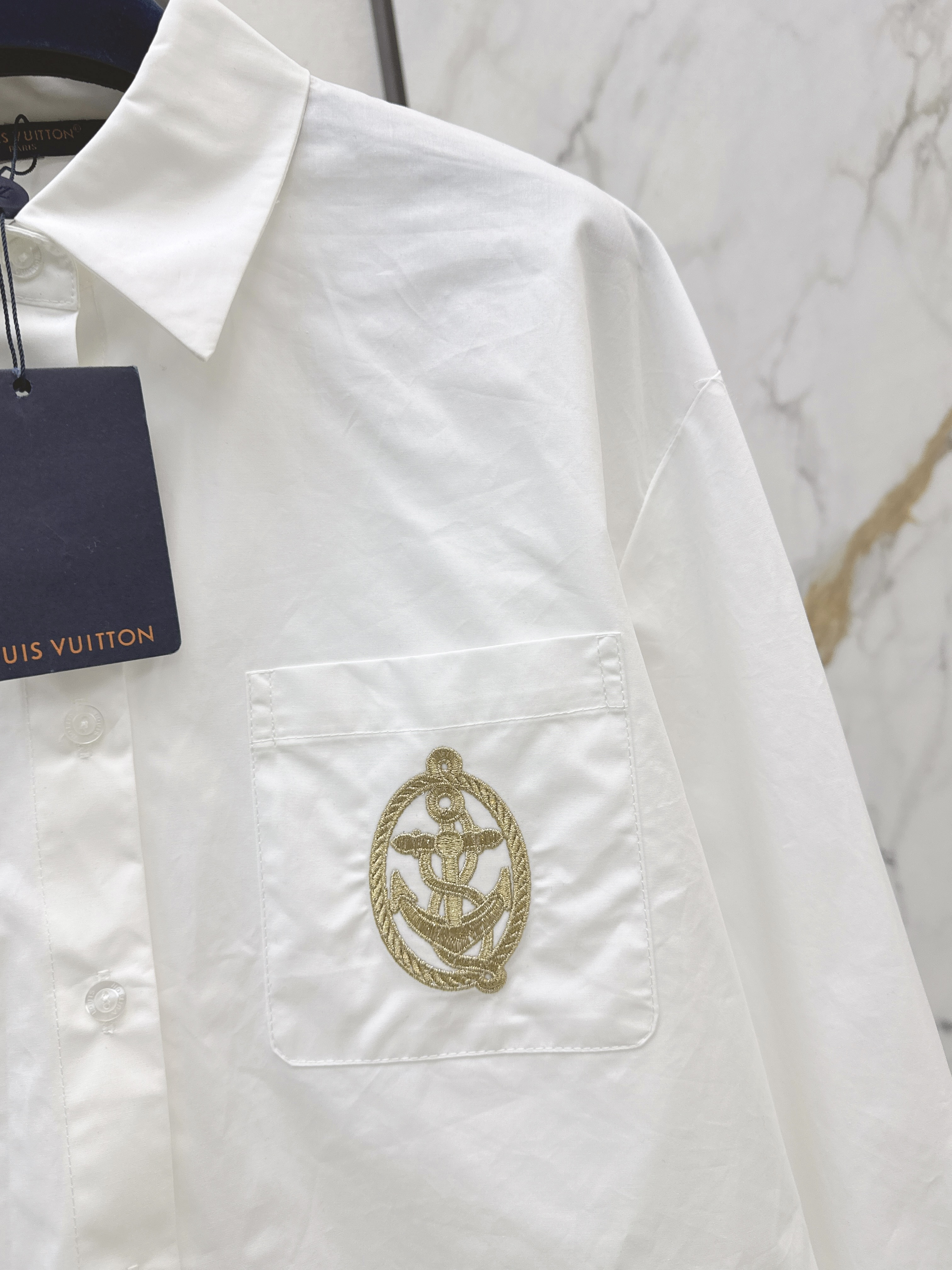 Loui 26ss embroidery shirt