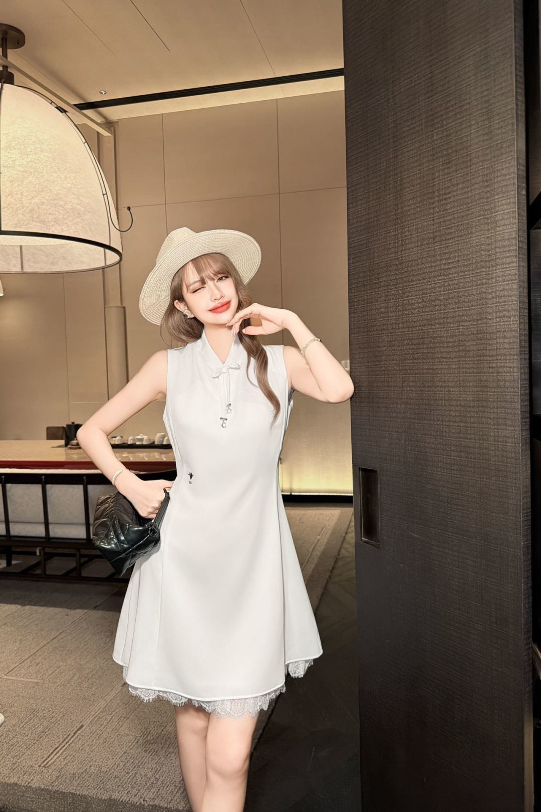 CD 26ss sleeveless mini dress