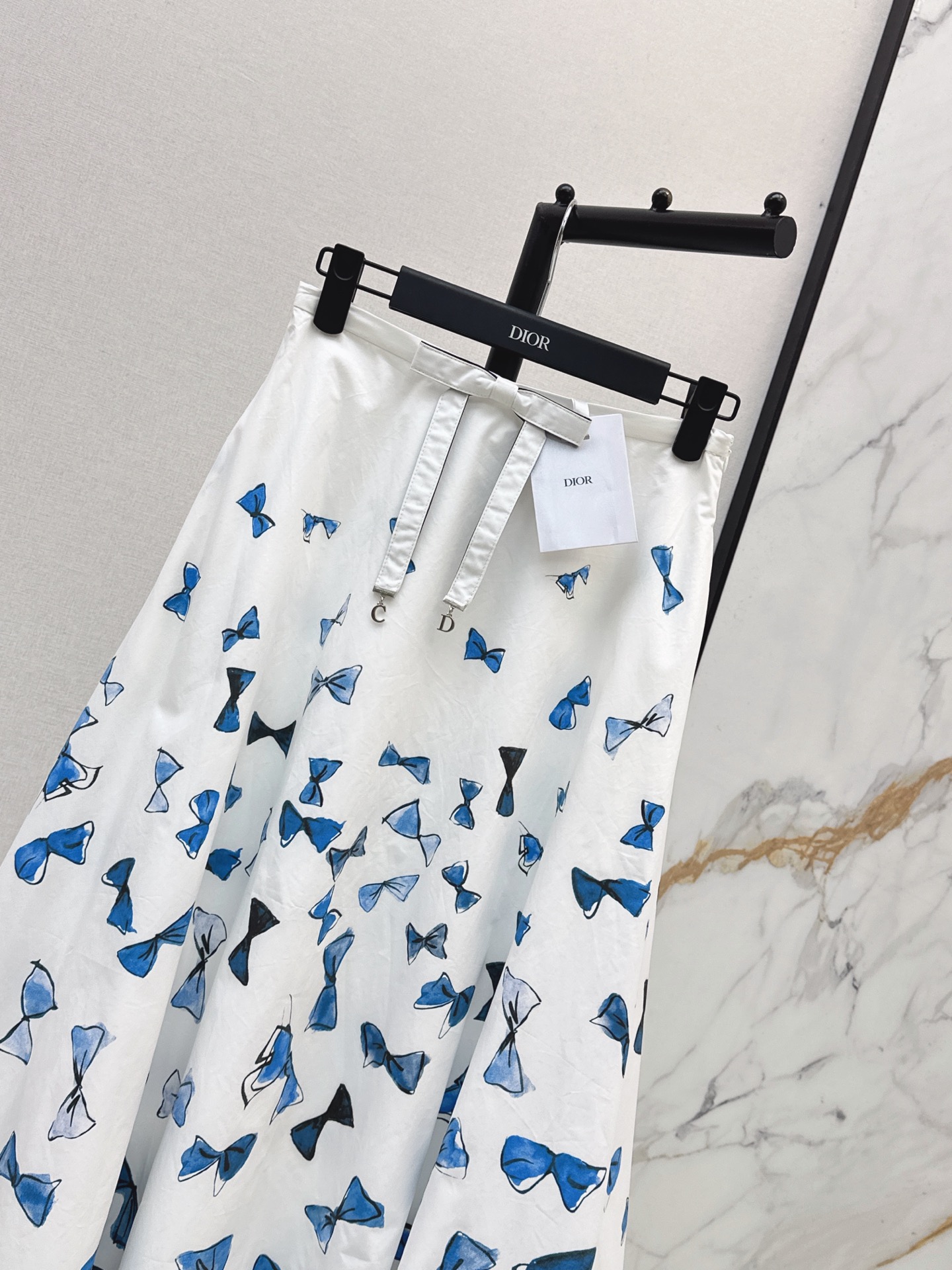 CD 26ss print ppleated skirt