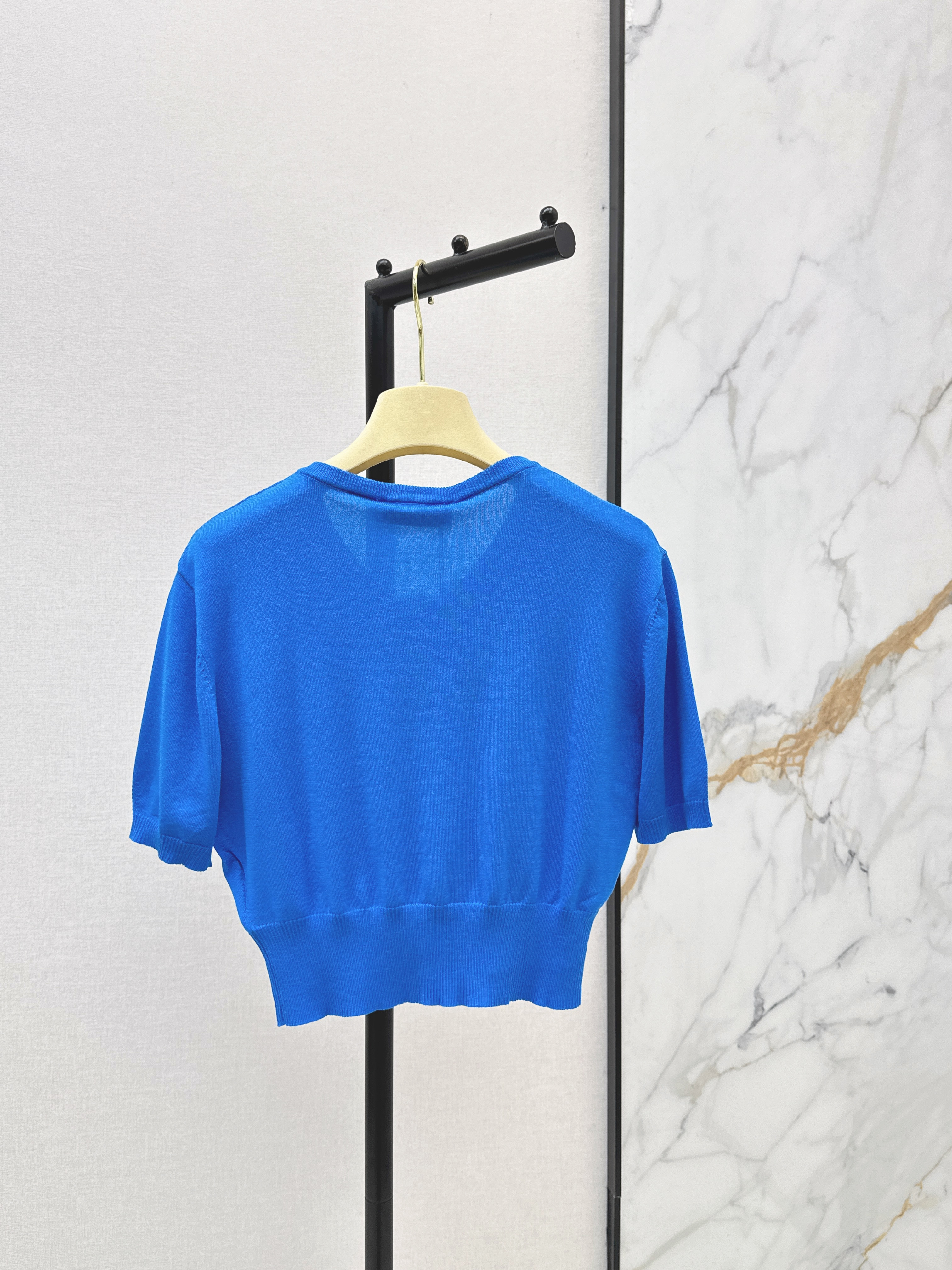 Miu 26ss knit crop top