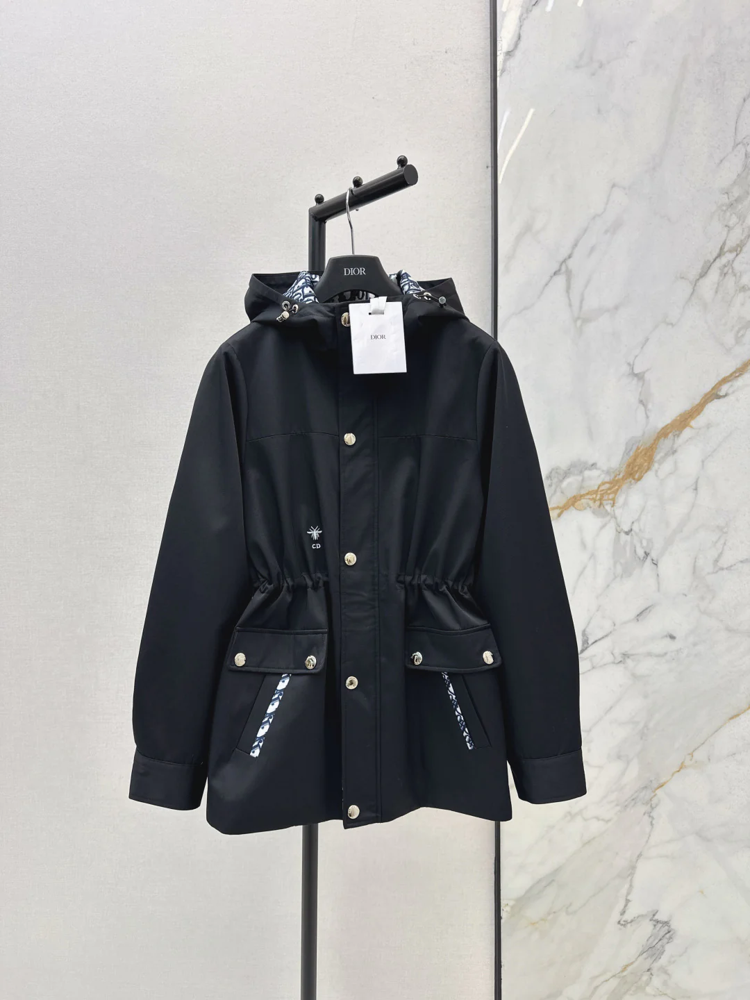 CD 25fw hooded trench coats