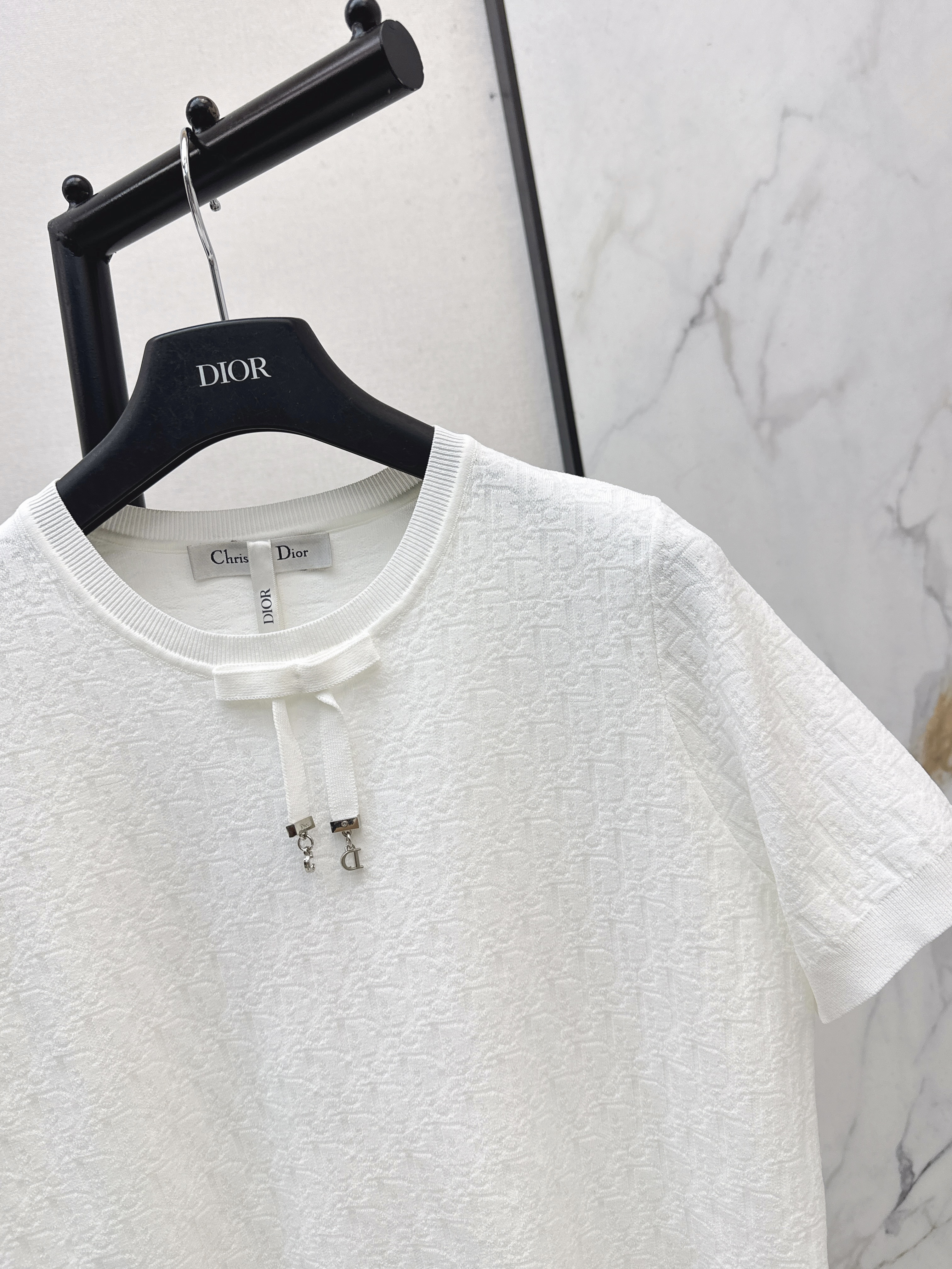 CD 26ss bow knit sweater