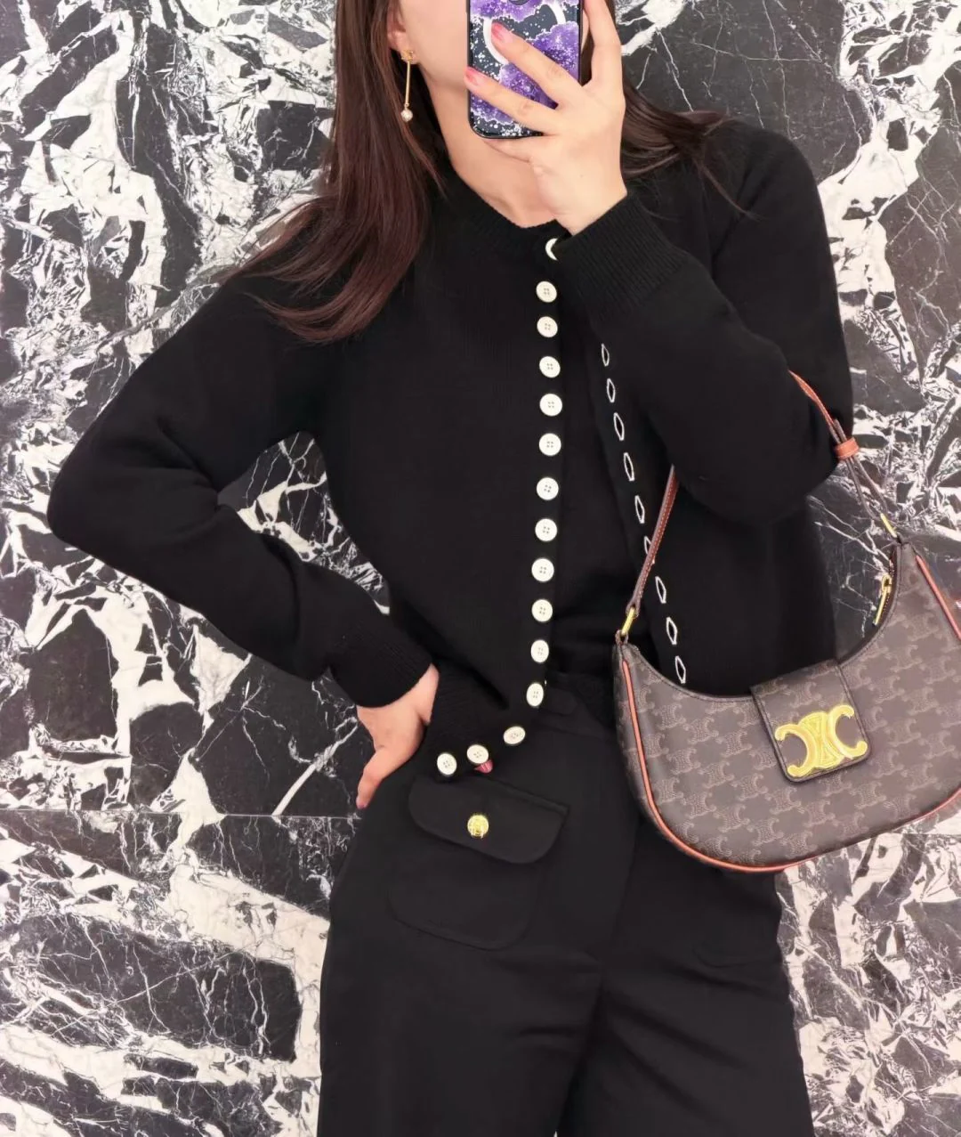 Celi 26ss 2in1 knitted sweater