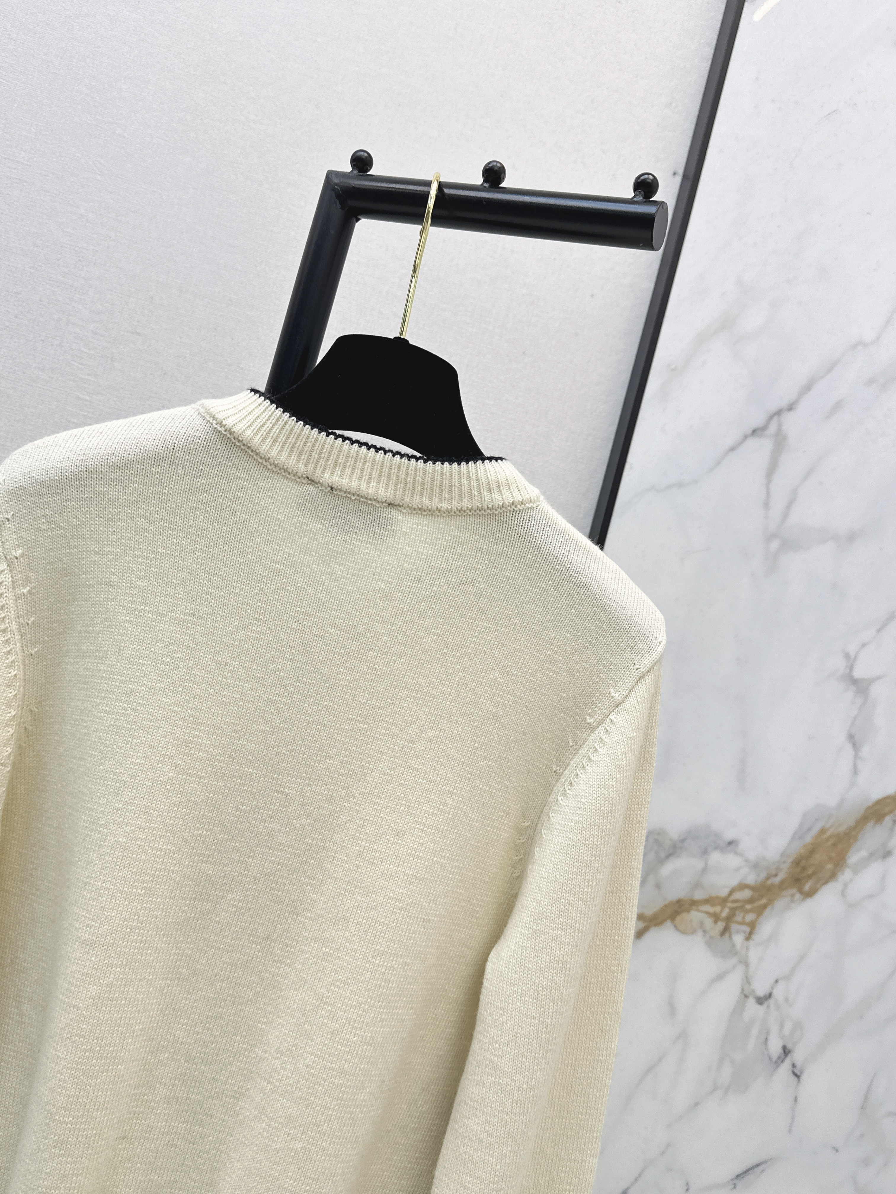 Chan 26ss jacquard cardigan