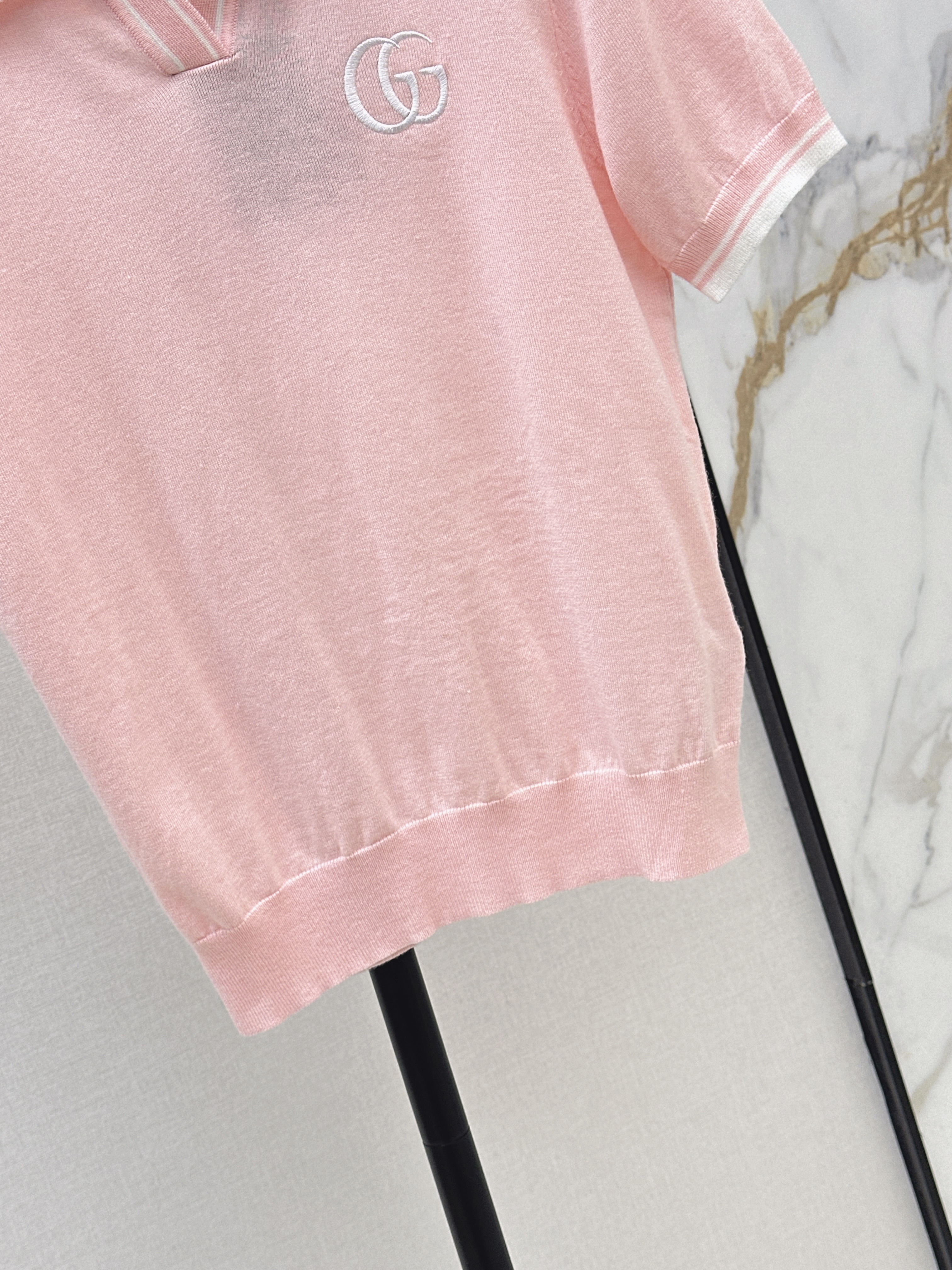 Guc 26ss embroidery knitwear
