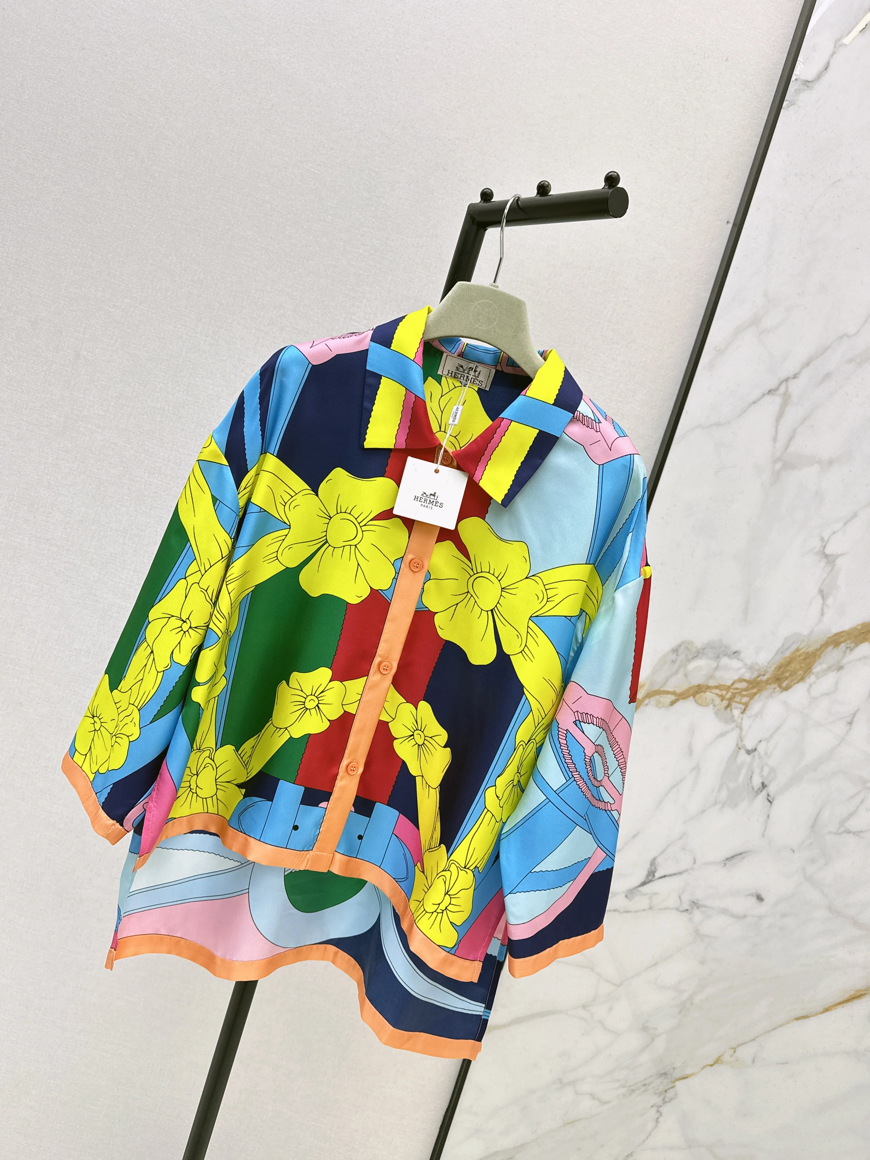 Herm 26ss floral print shirts