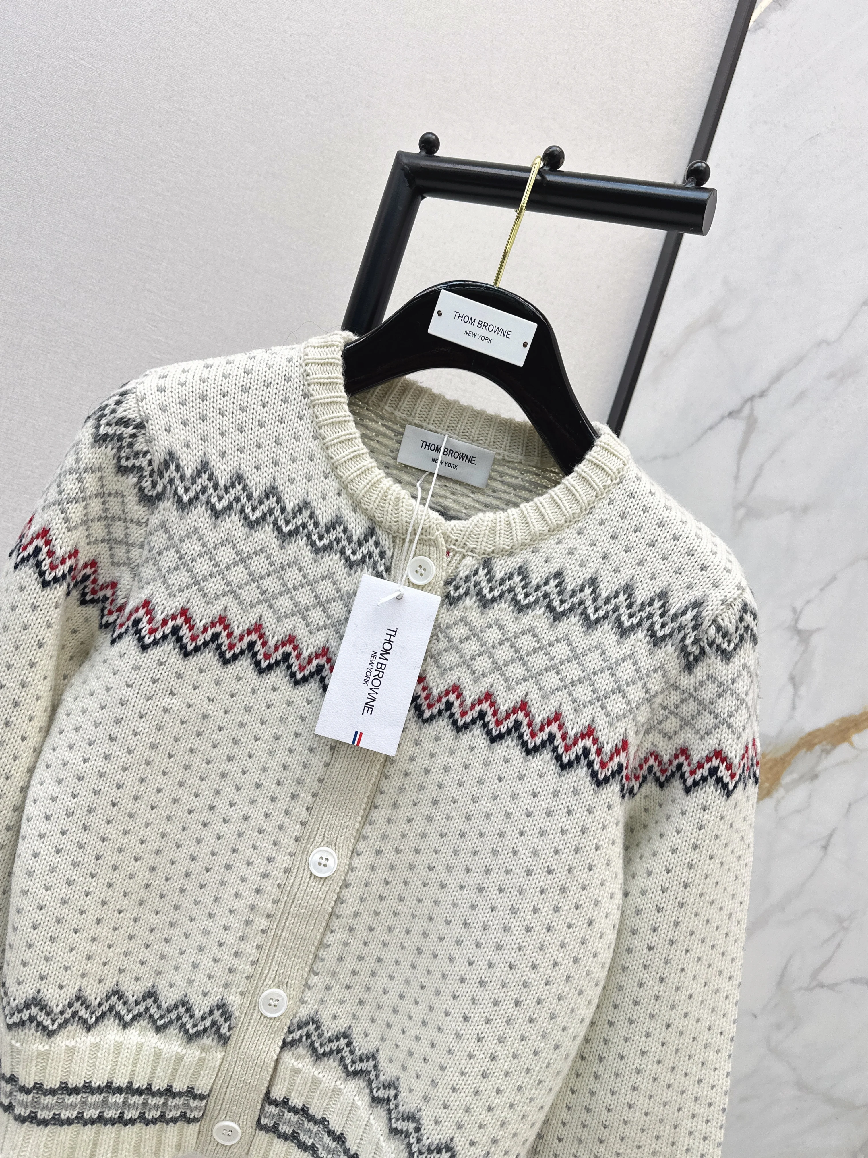 Thom 26ss fair isle cardigan
