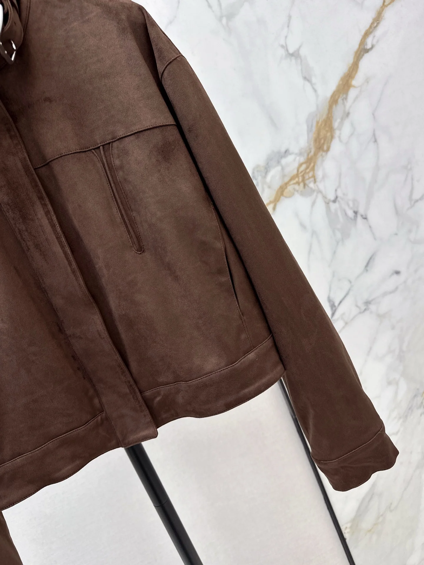 Herm 26ss suede jacket