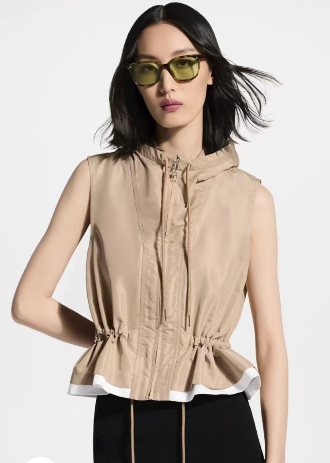 Loui 26ss hooded vest jacket