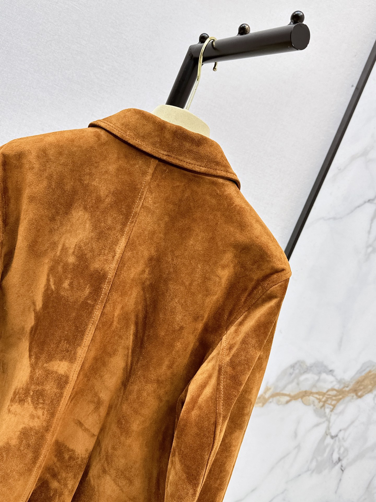 Miu 26ss suede sheepskin jacket