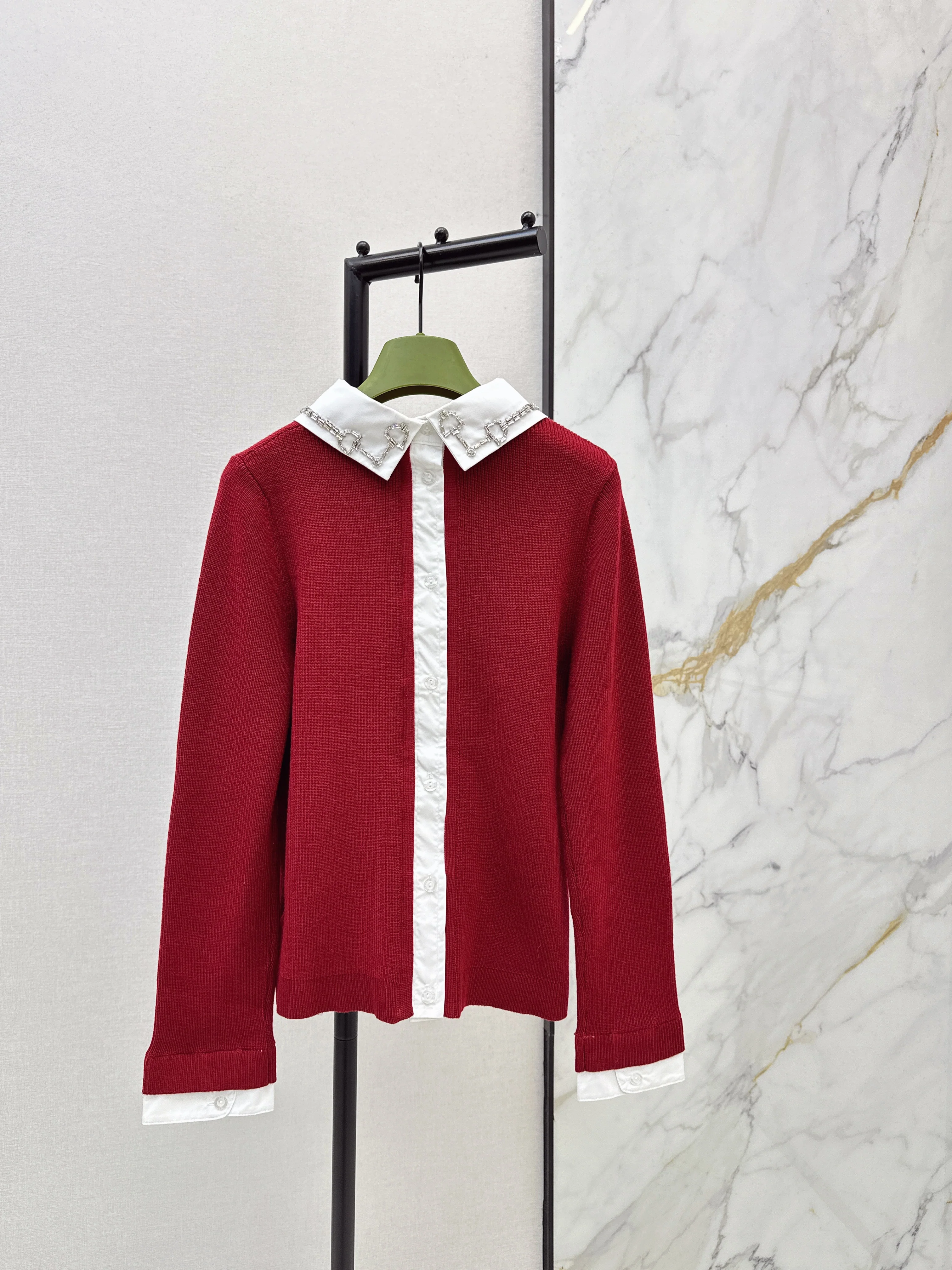 Gucc 26ss 2in1 knit sweater