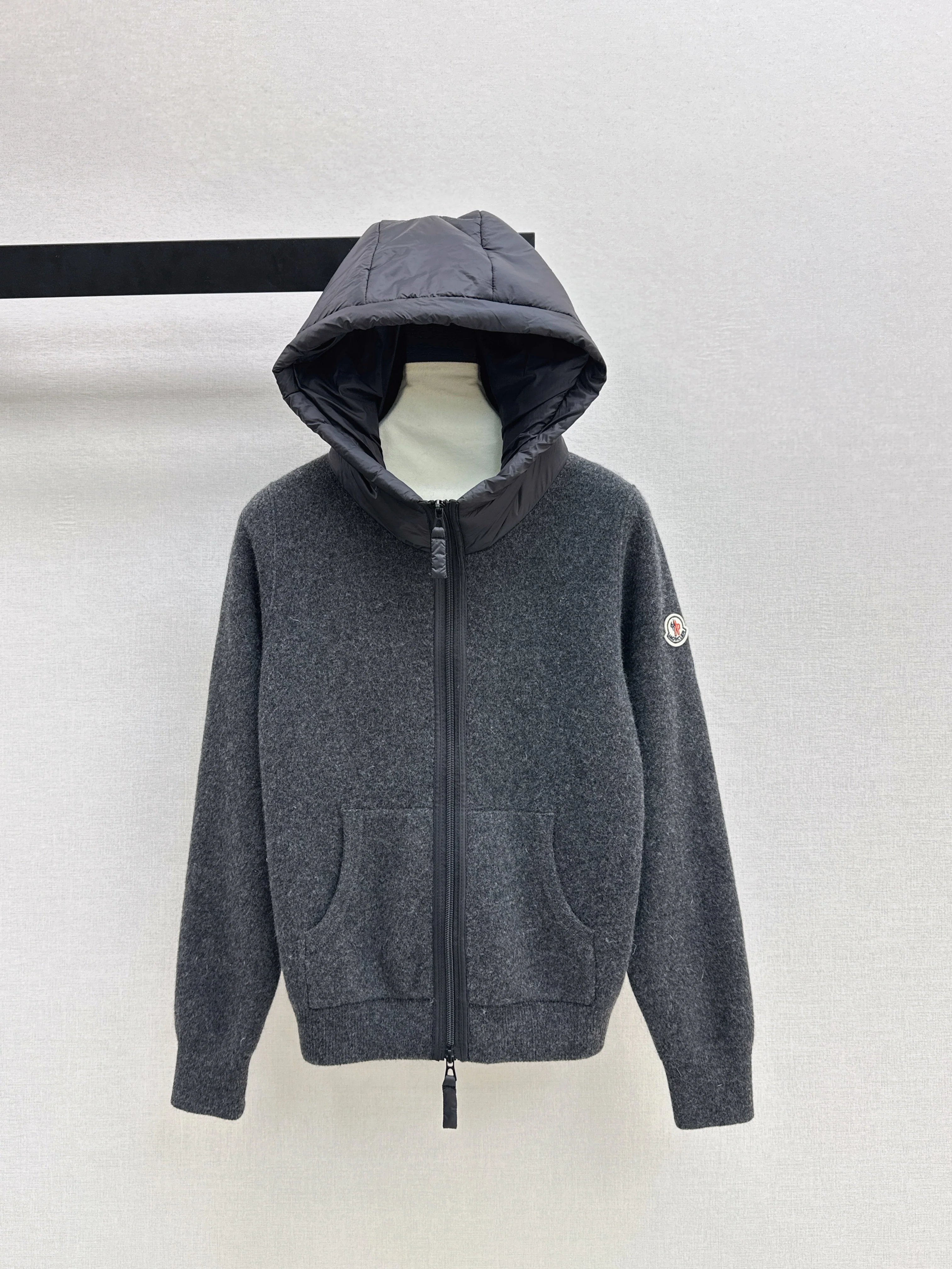 Monc 26ss hooded cardigan jacket