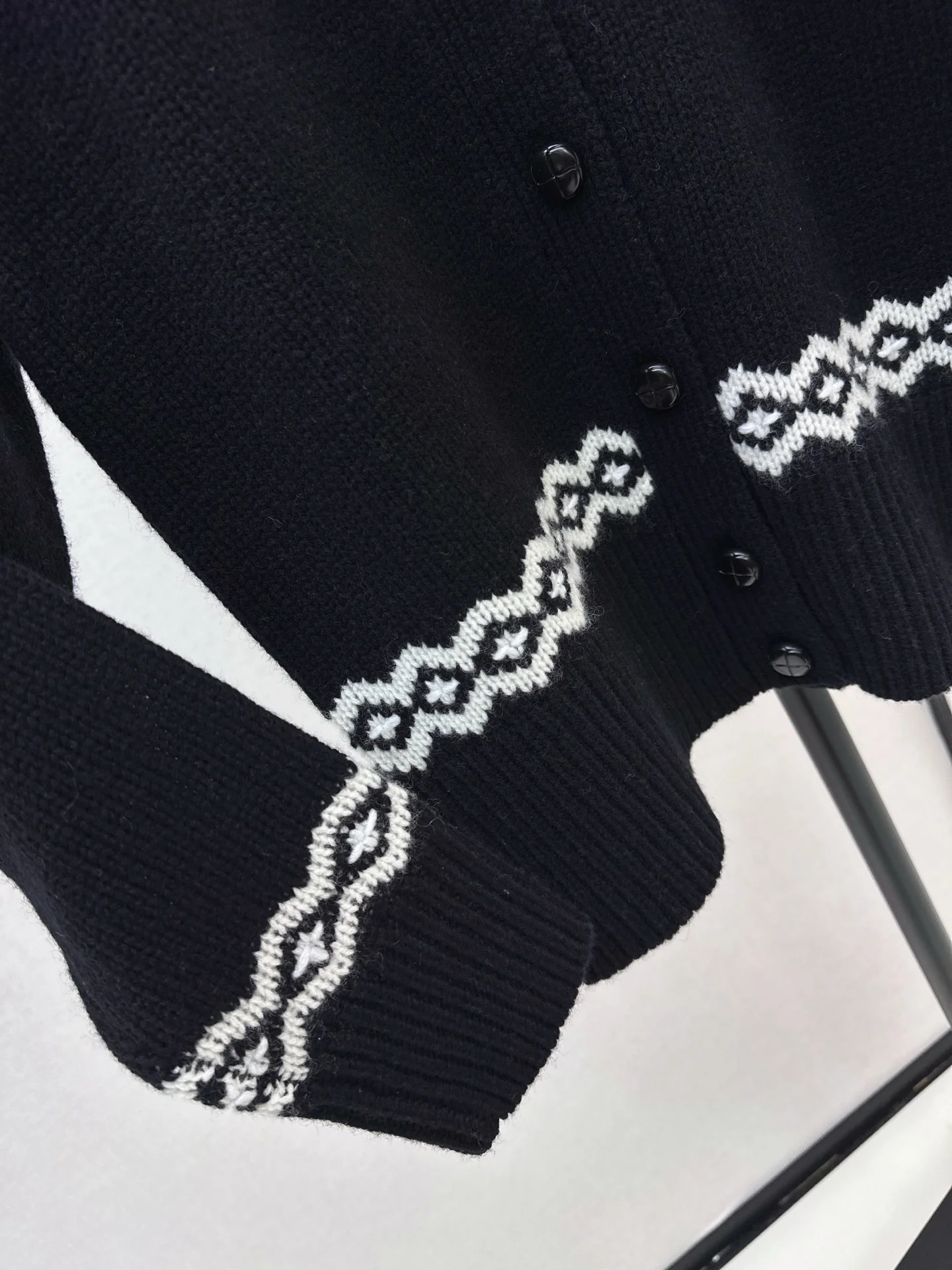 Ralp 26ss fair isle knit cardigan