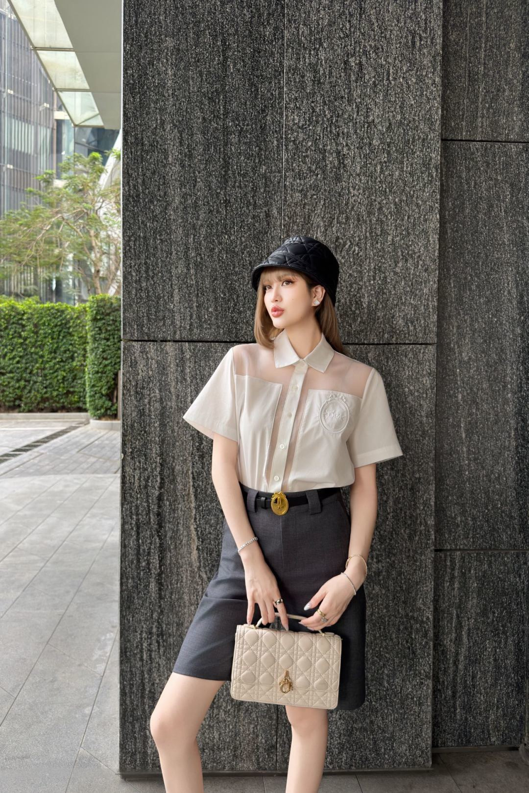 CD 26ss contract mesh shirt