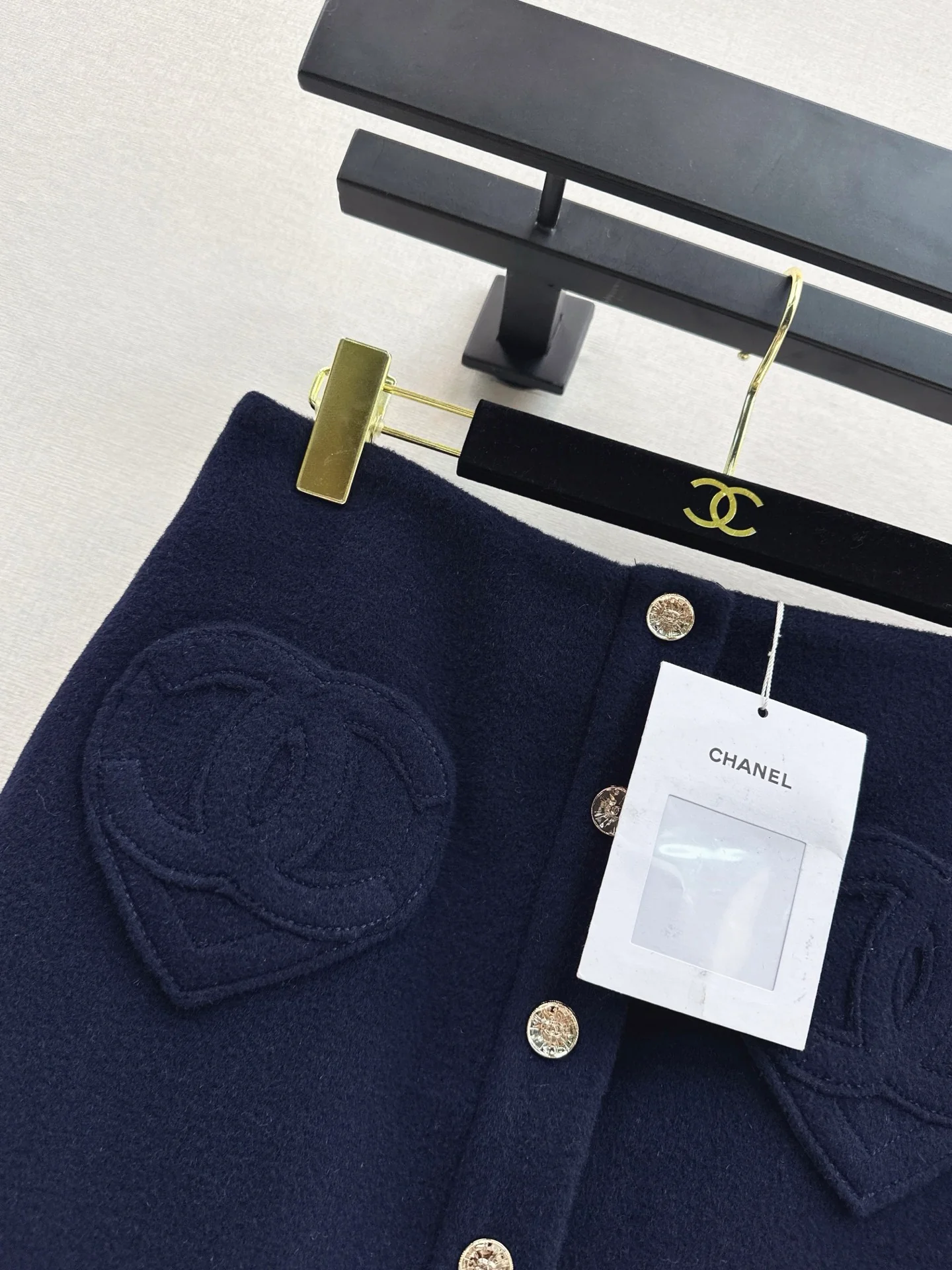 Chan 25fw woolen skirt