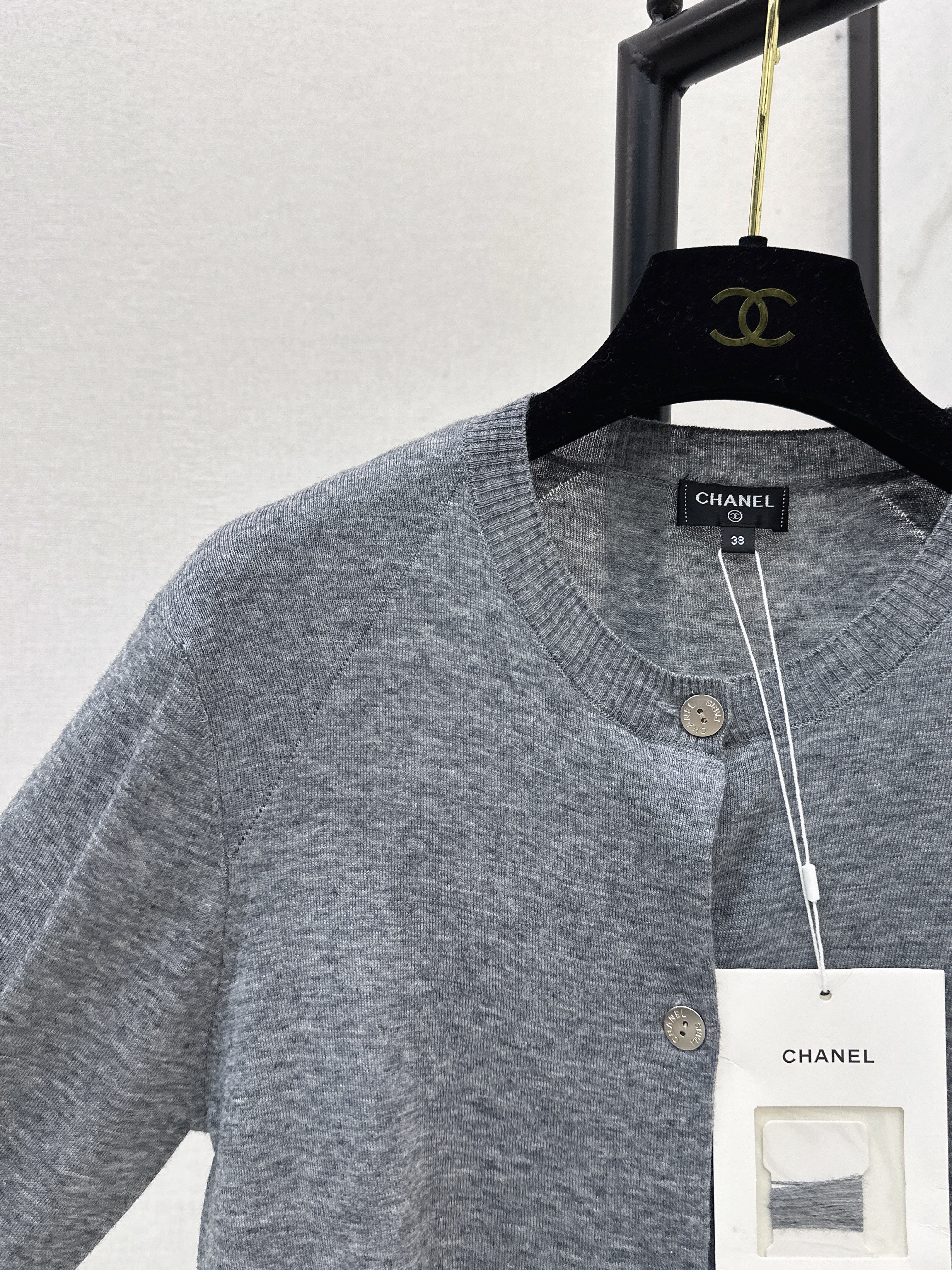 Chan 26ss knitted cardigan