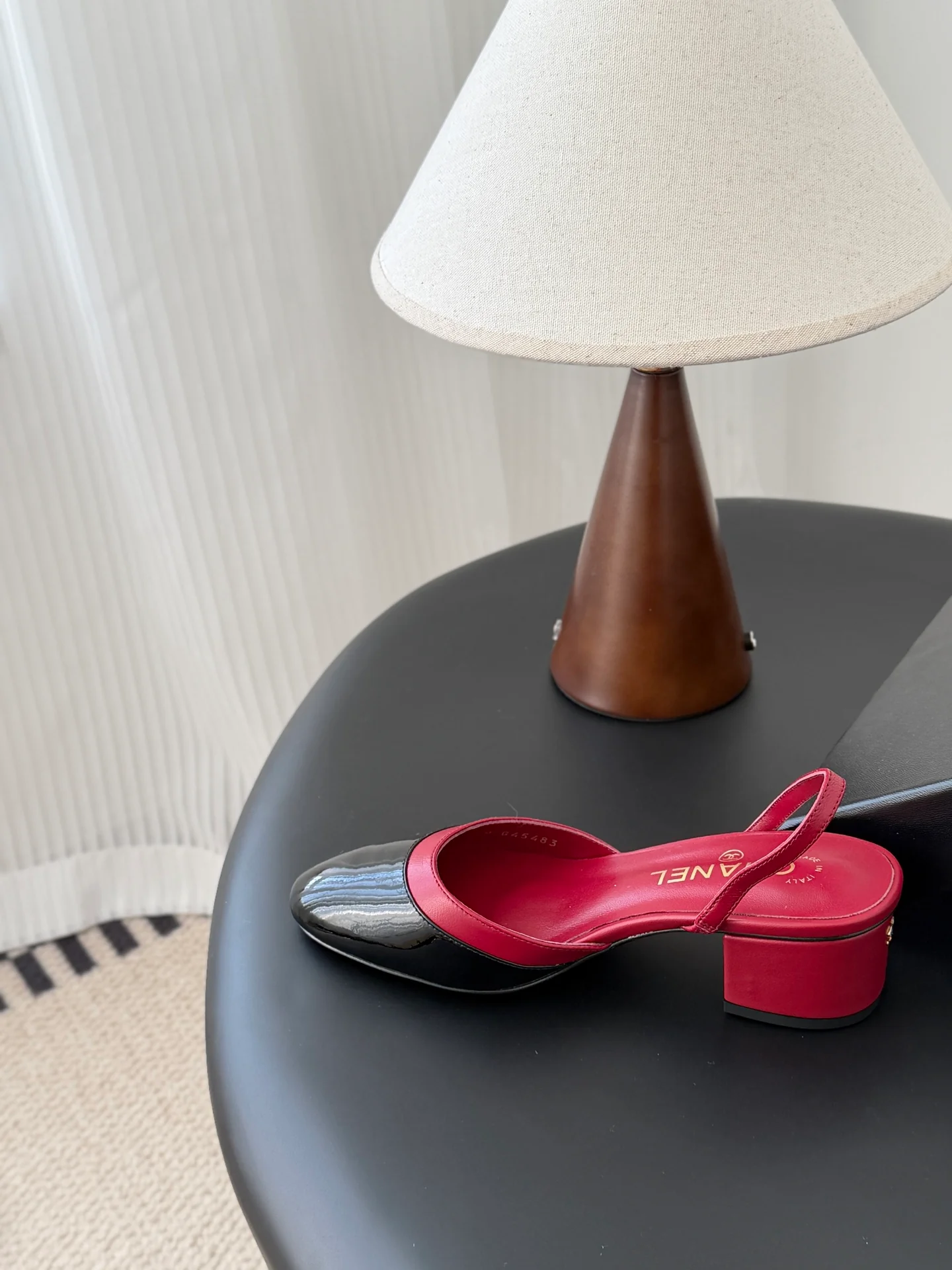 Chan 26ss mary jane chunky flats