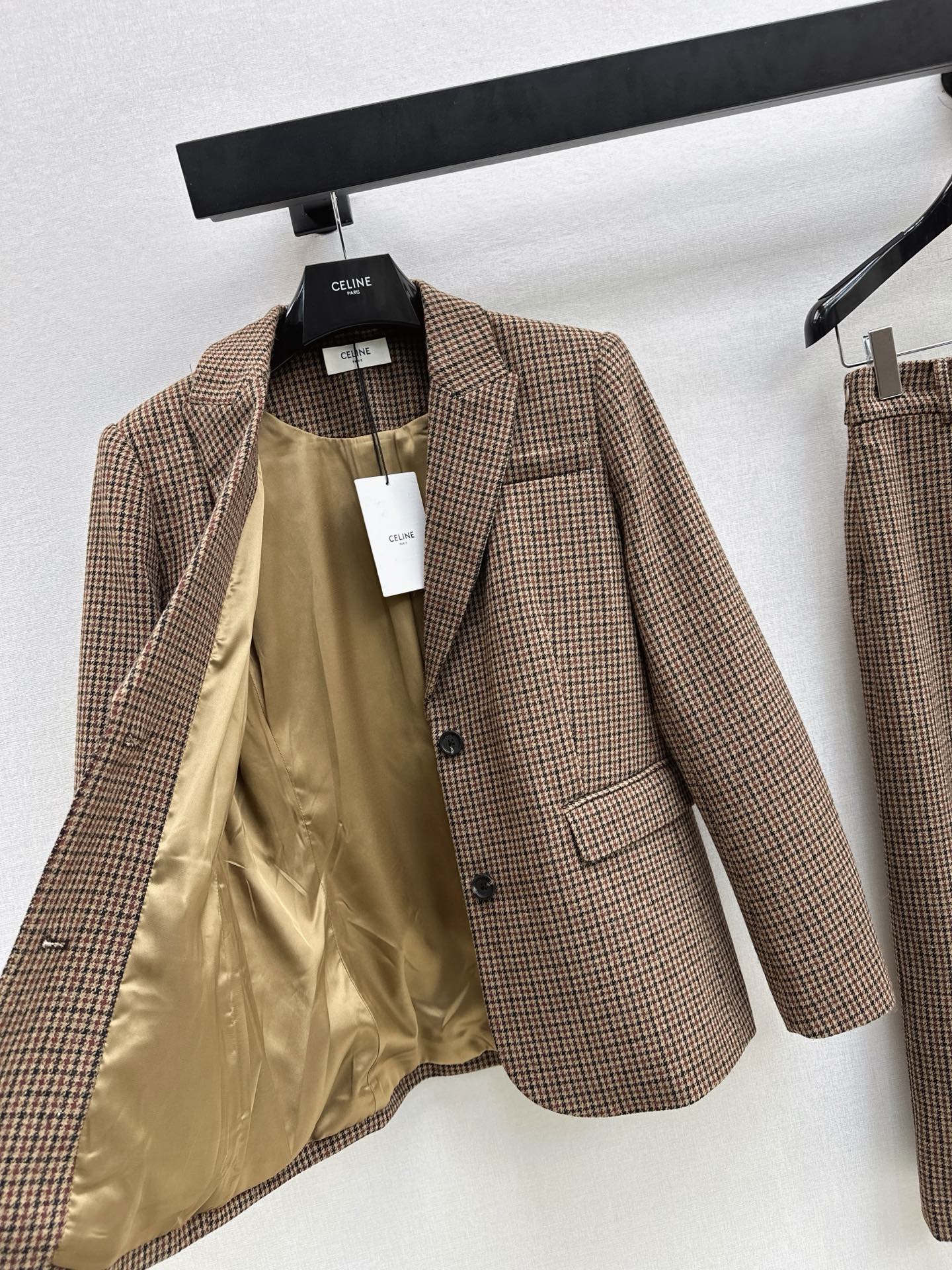 Celi 25fw check blazer