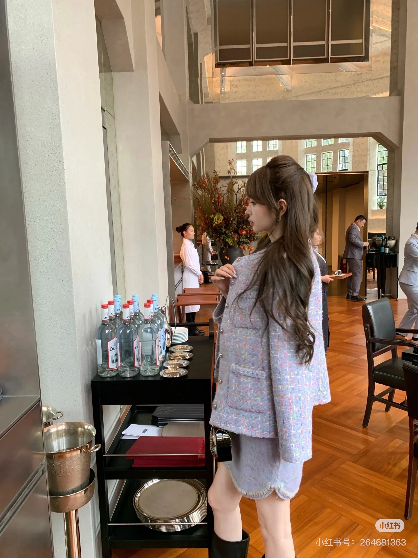 Chan 25fw woven tweed jacket