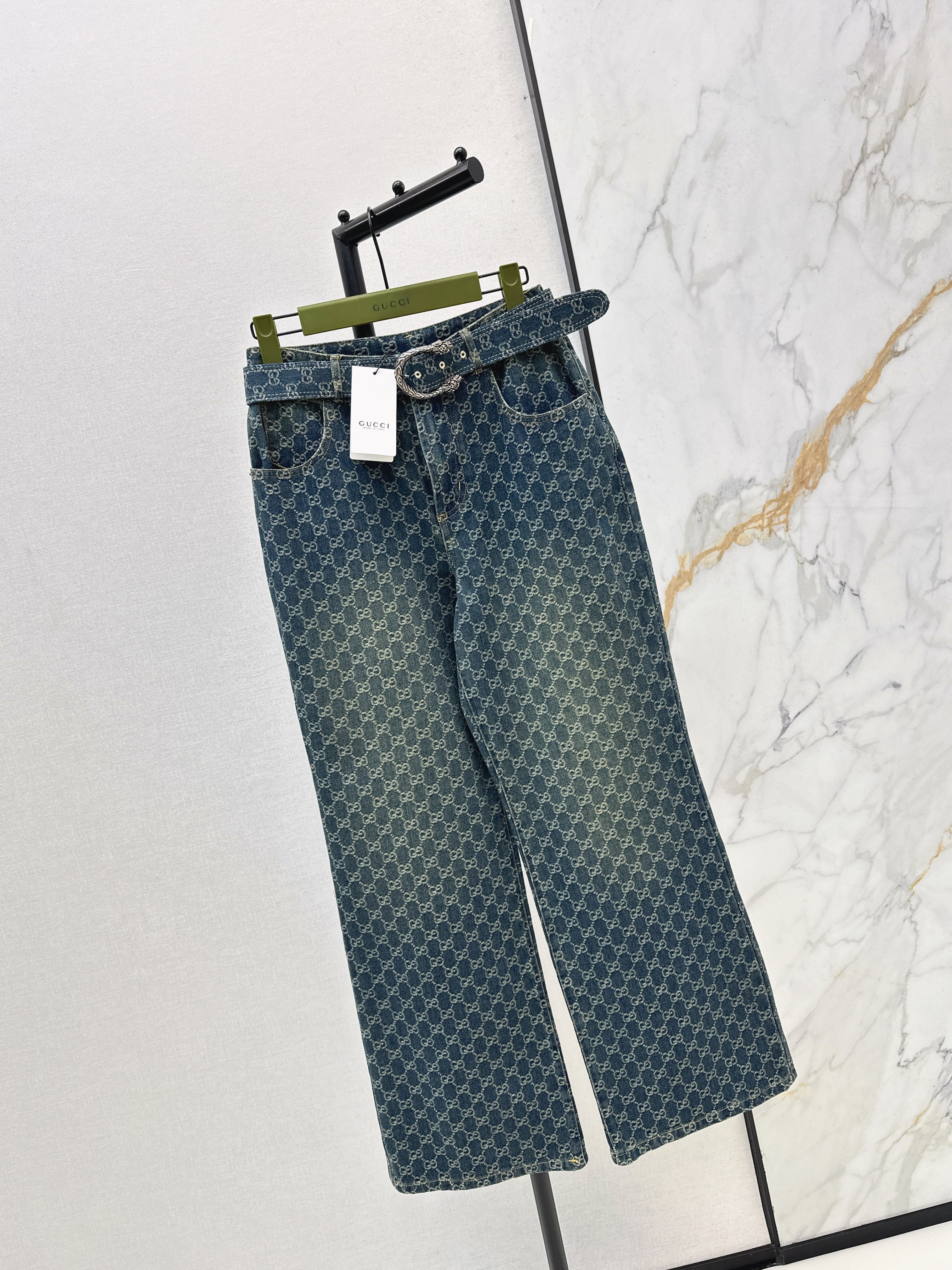 Guc 26ss jacquard jeans