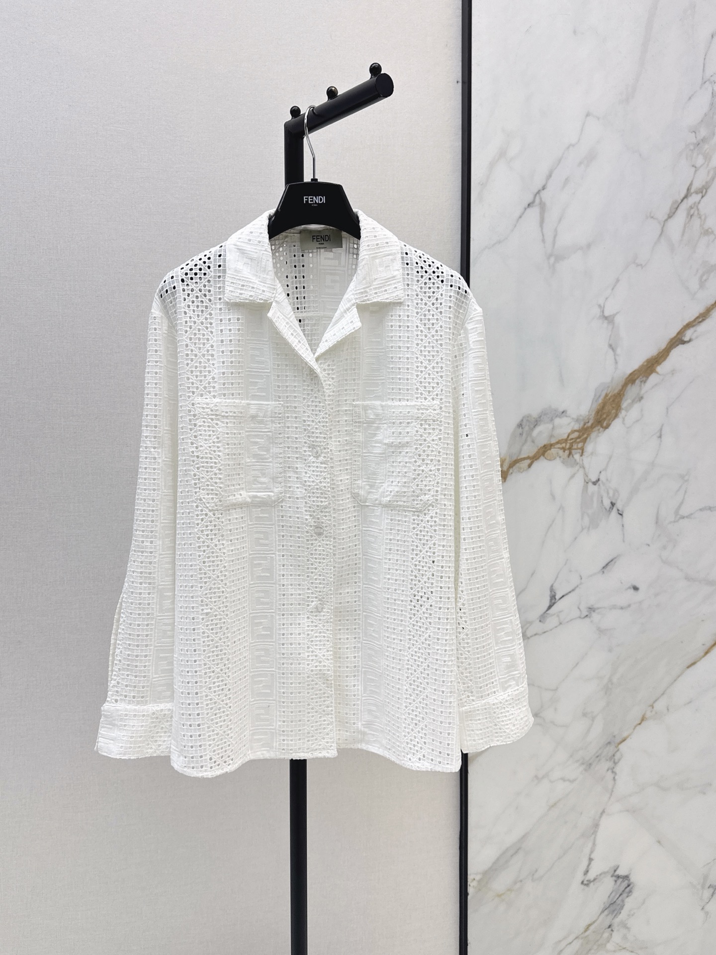Fen 26ss hollow shirt