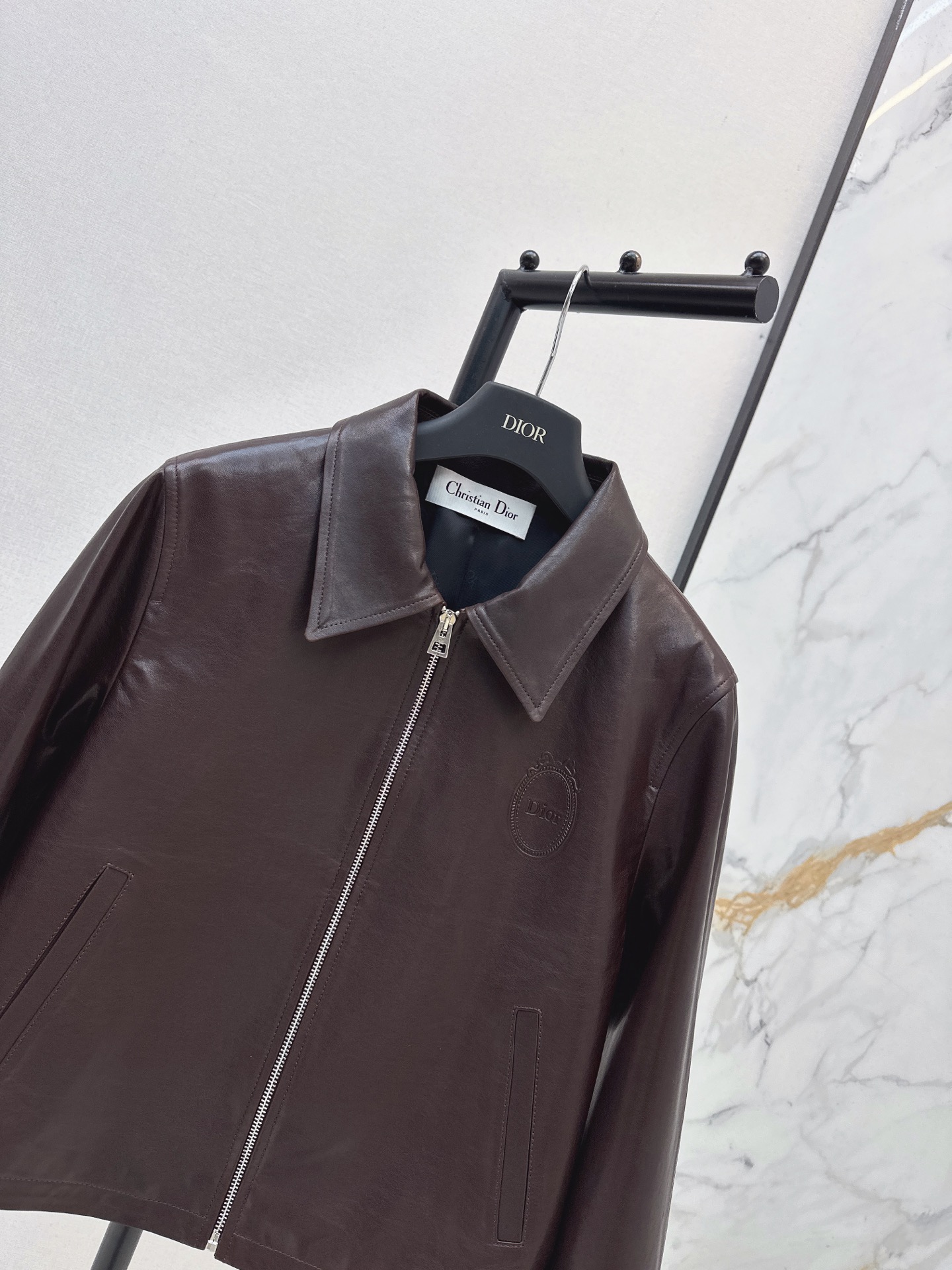 CD 26ss leather jacket