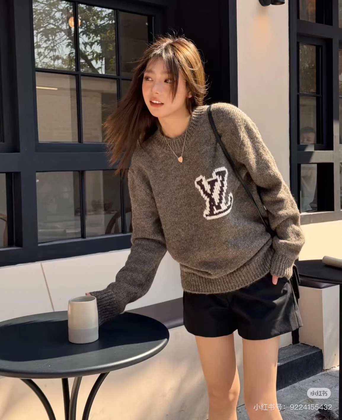 Louis 25fw jacquard sweater