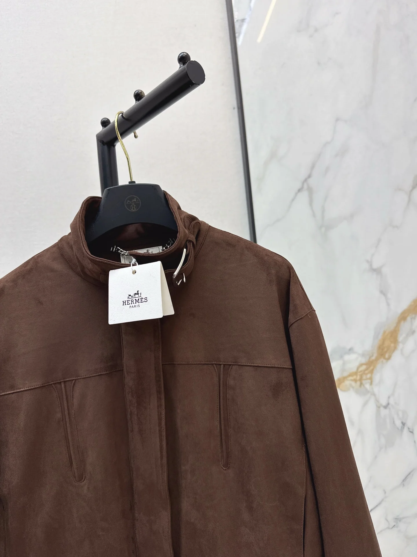 Herm 26ss suede jacket