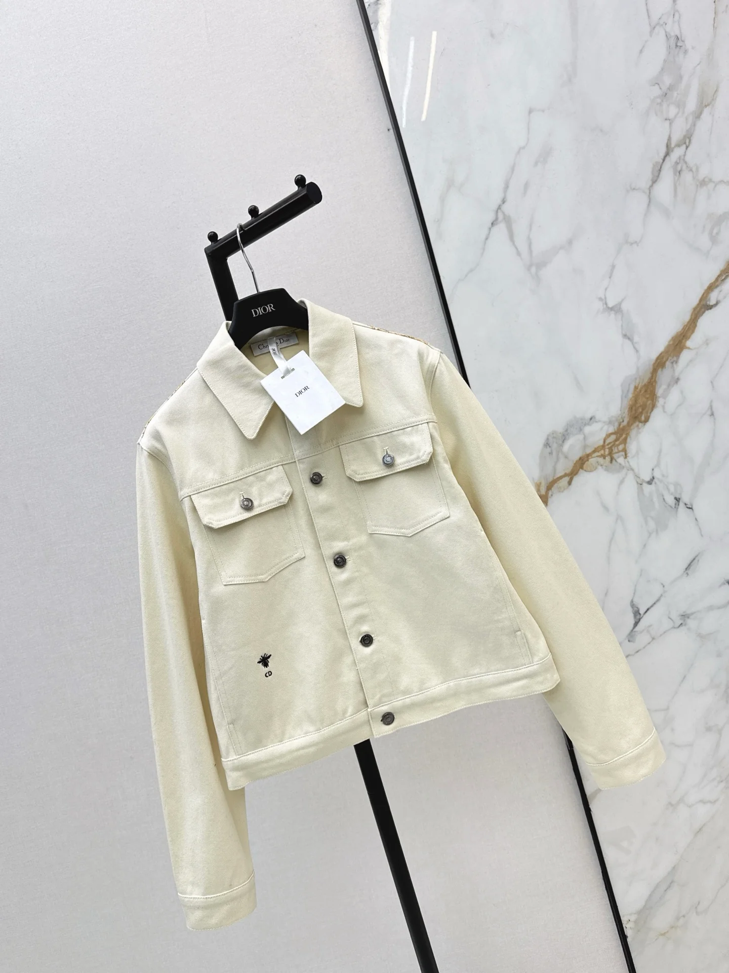 CD 26ss print denim jacket