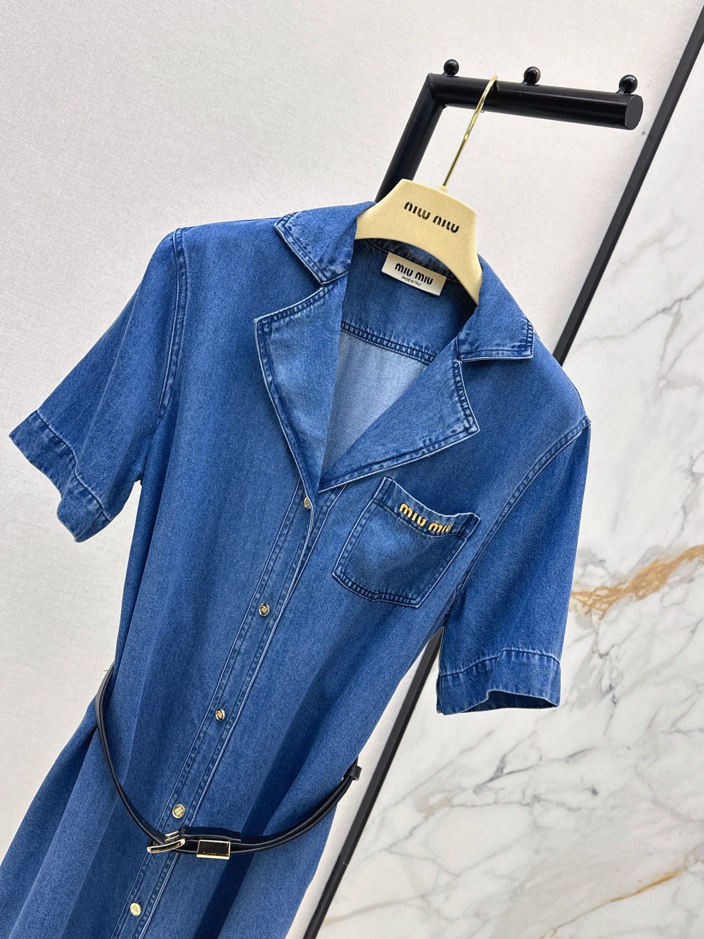 Miu 26ss belted dress
