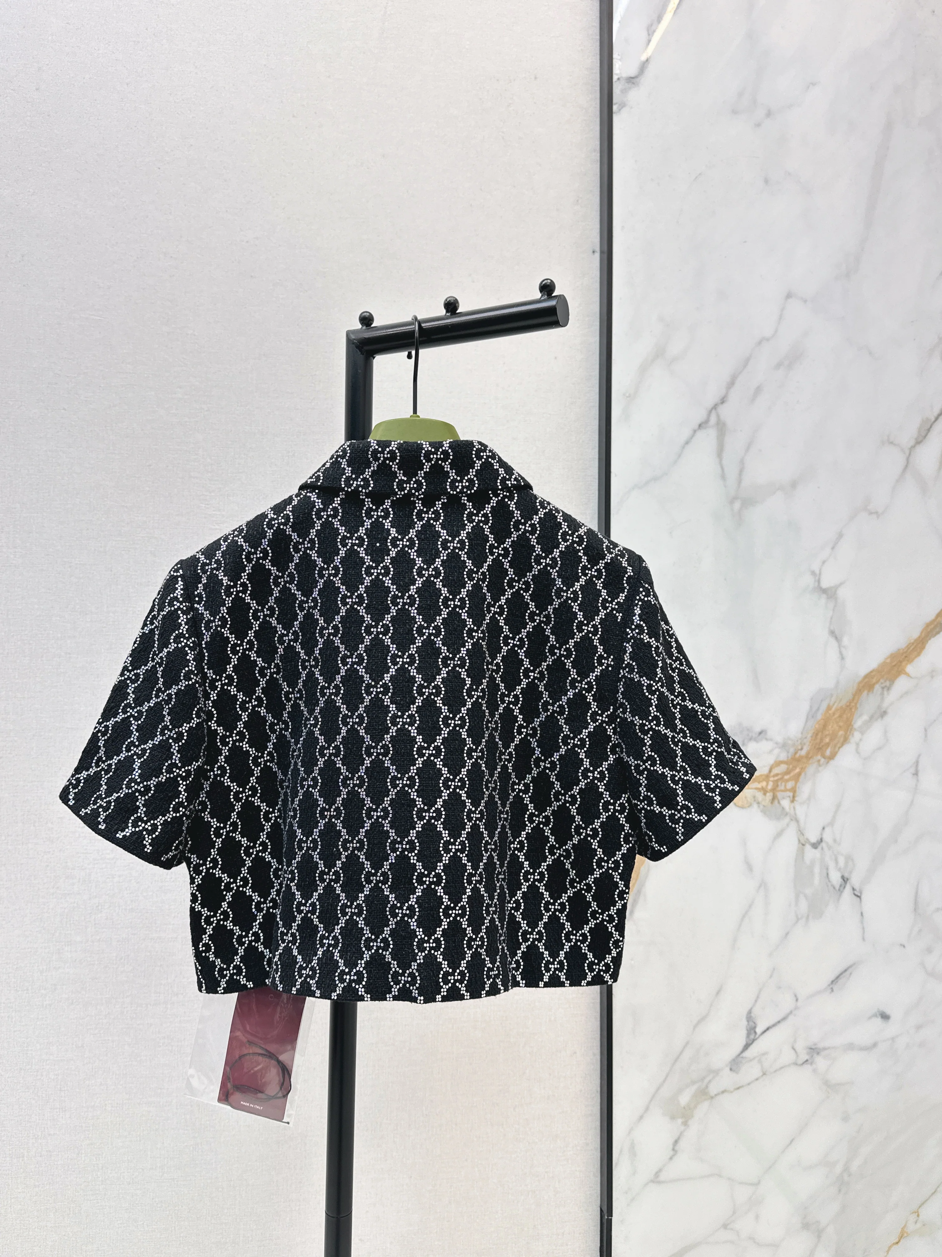 Gucc 26ss rhinestone jacket