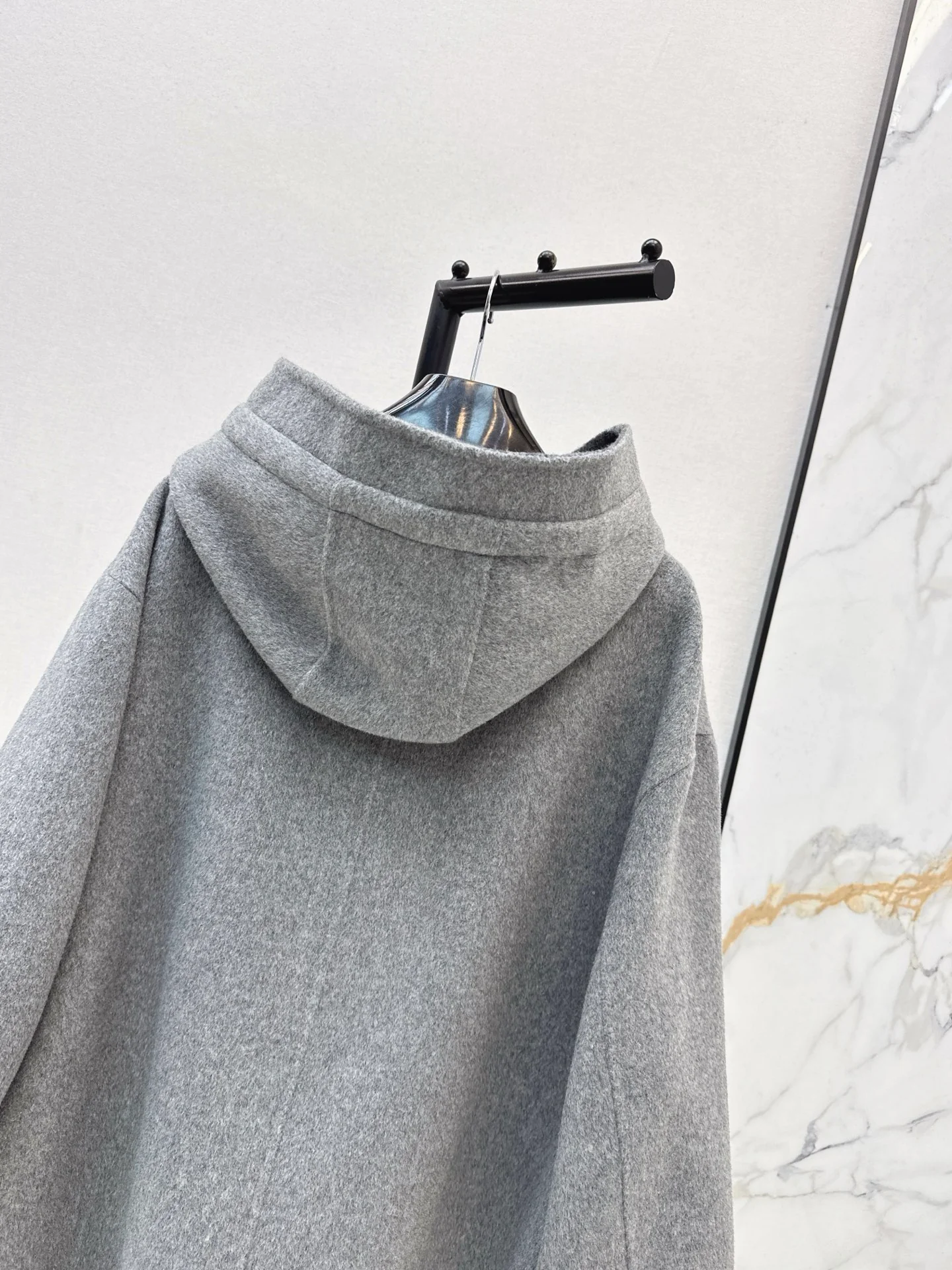 Celi 26ss hooded woolen jacket