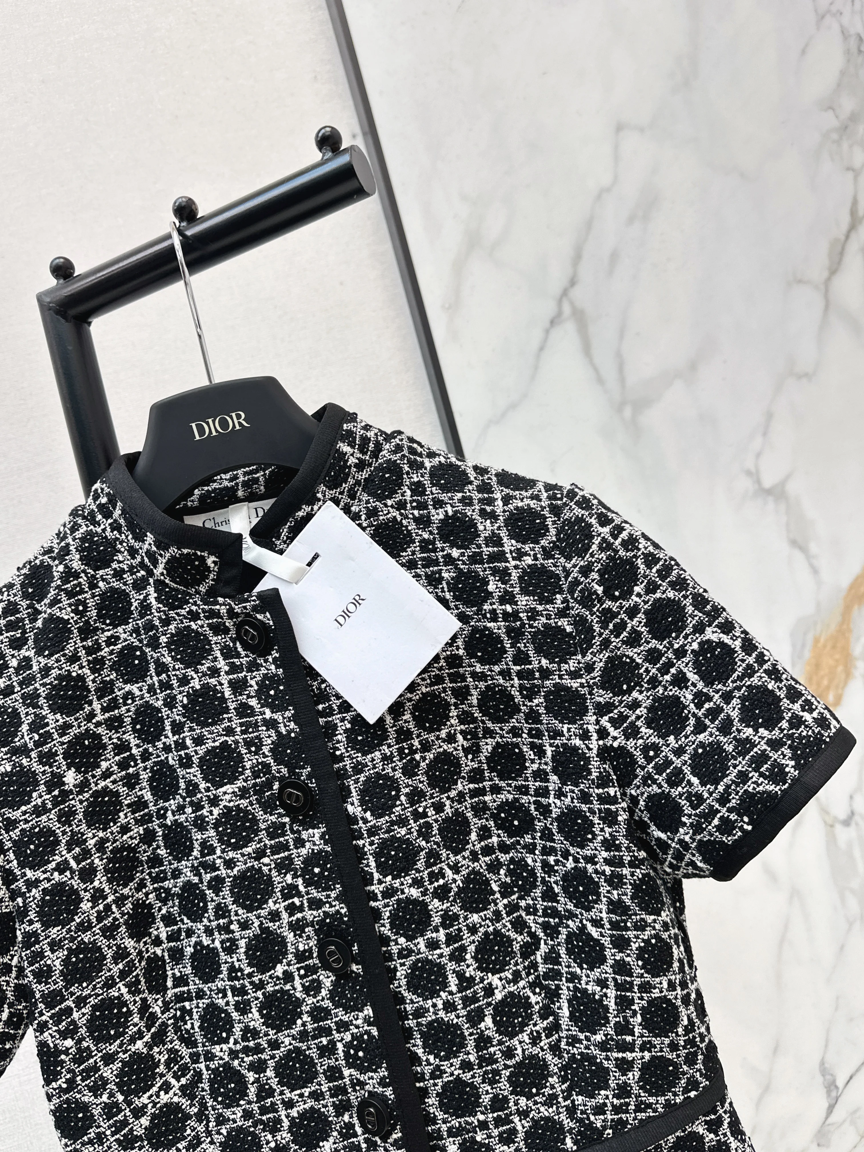 CD 26ss woven tweed dress