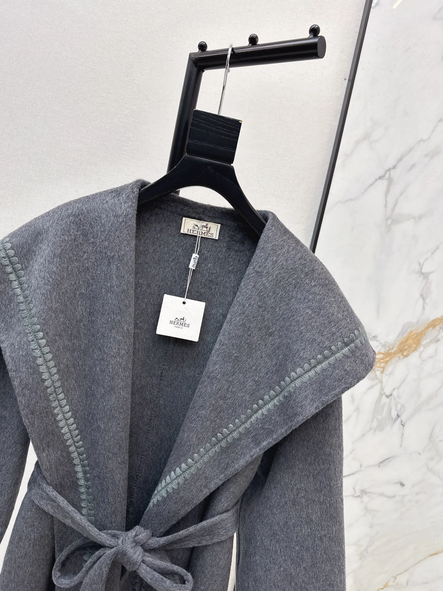 Herm 25fw woolen long overcoats