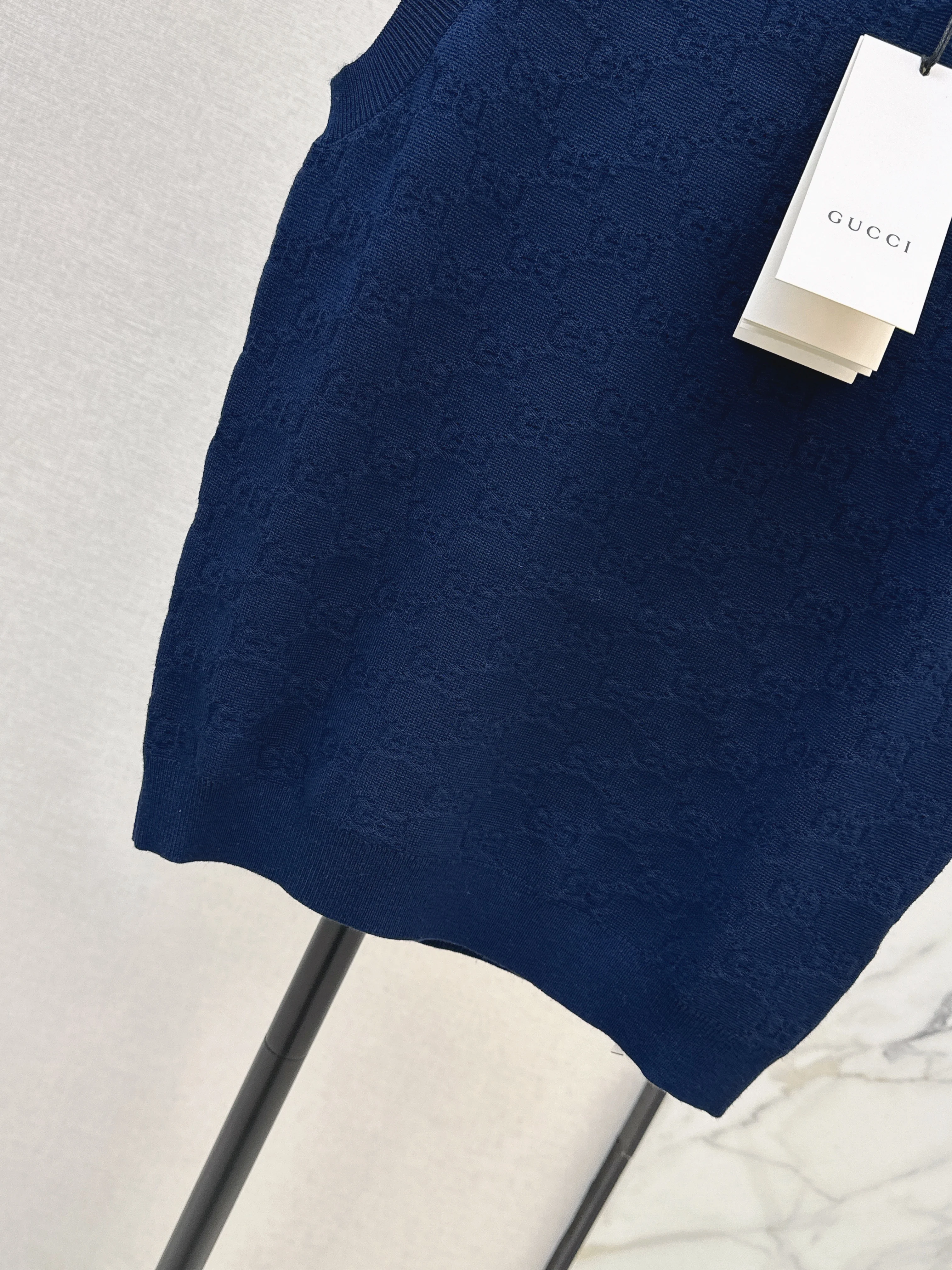 Gucc 26ss jacquard knitted vest