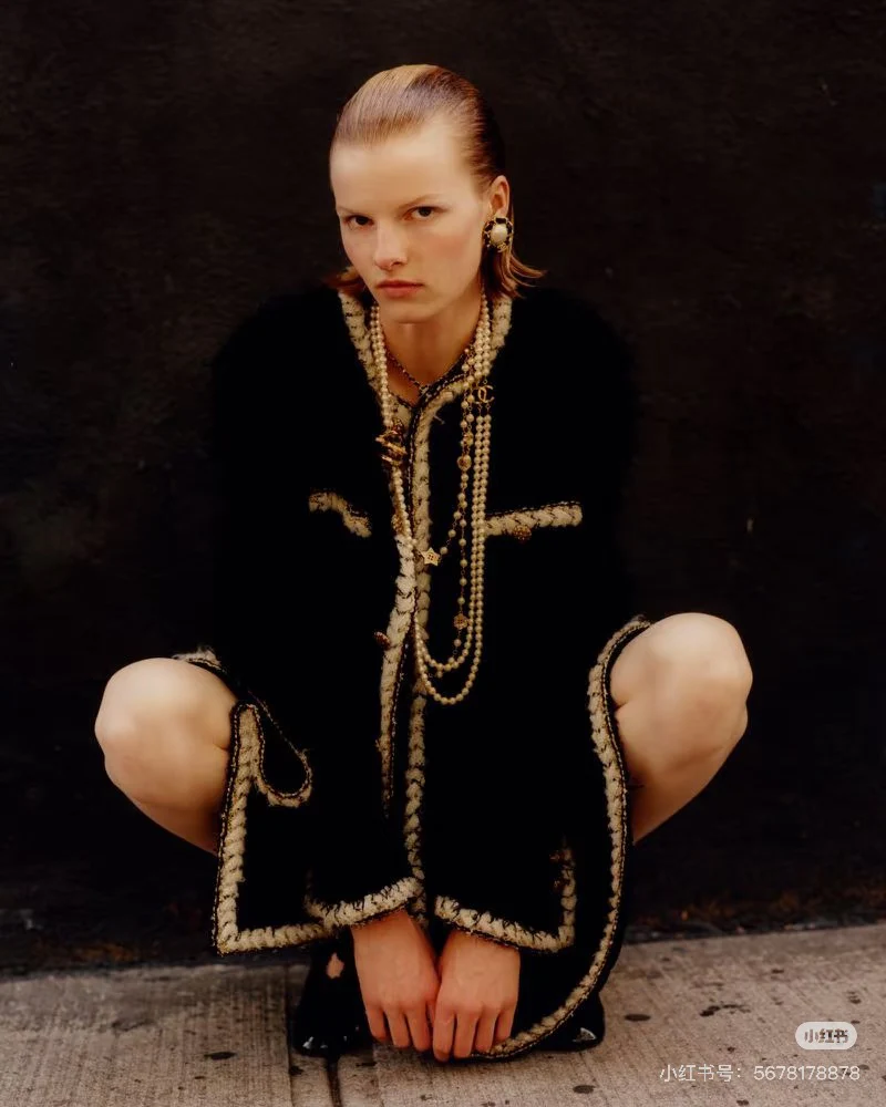 Chan 26ss tweed cape coats