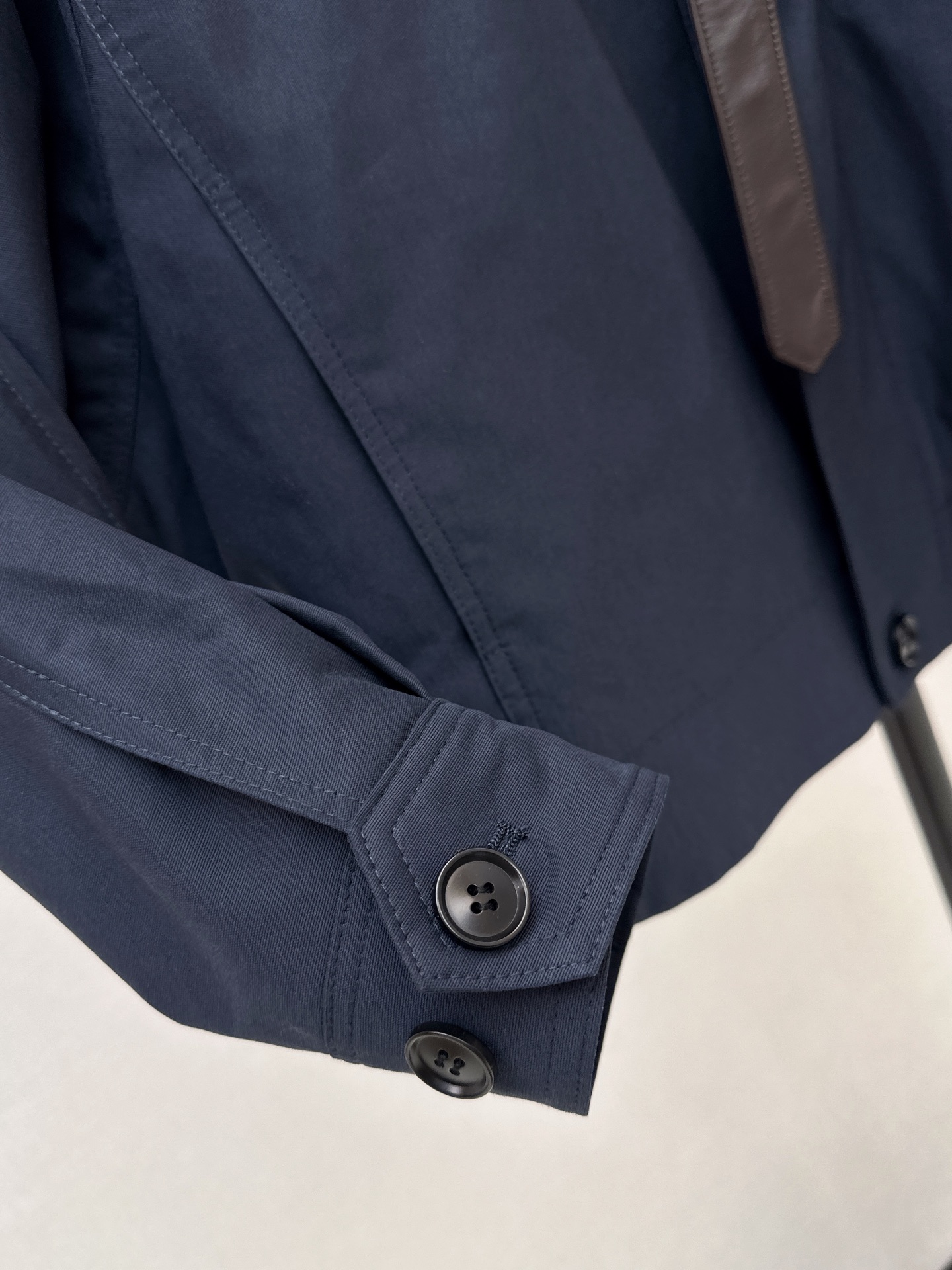 Bott 26ss woven neck jacket