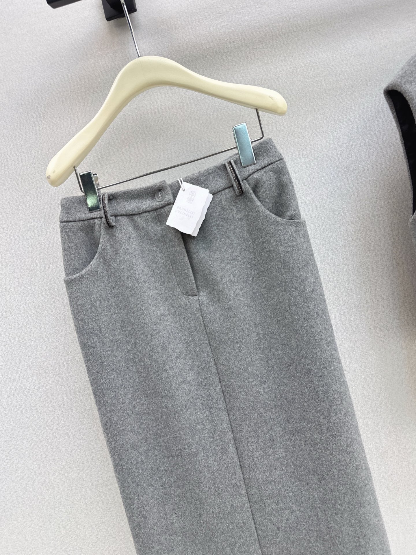 Brun 25fw woolen skirt