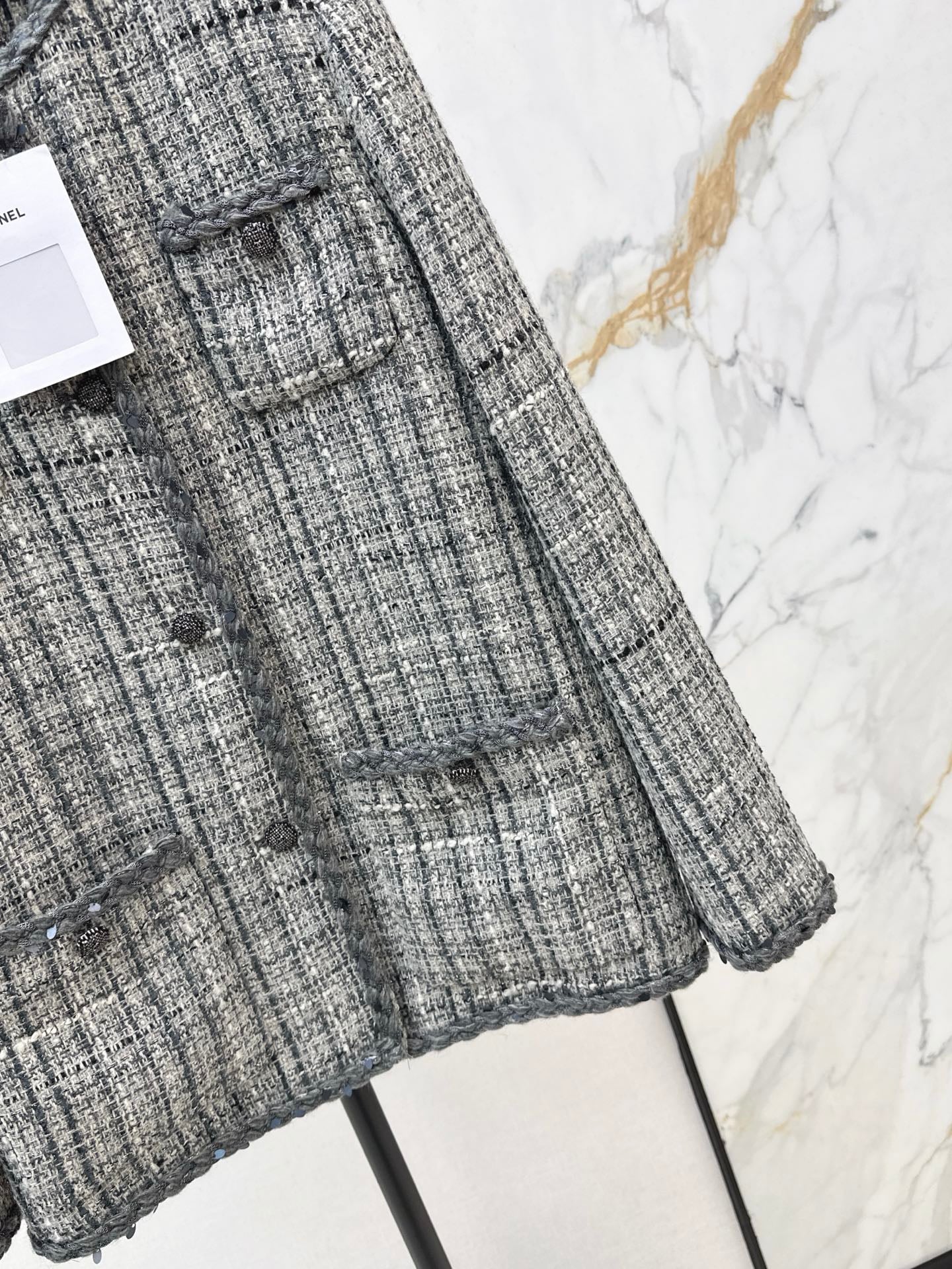 Chan 26ss woven tweed jacket