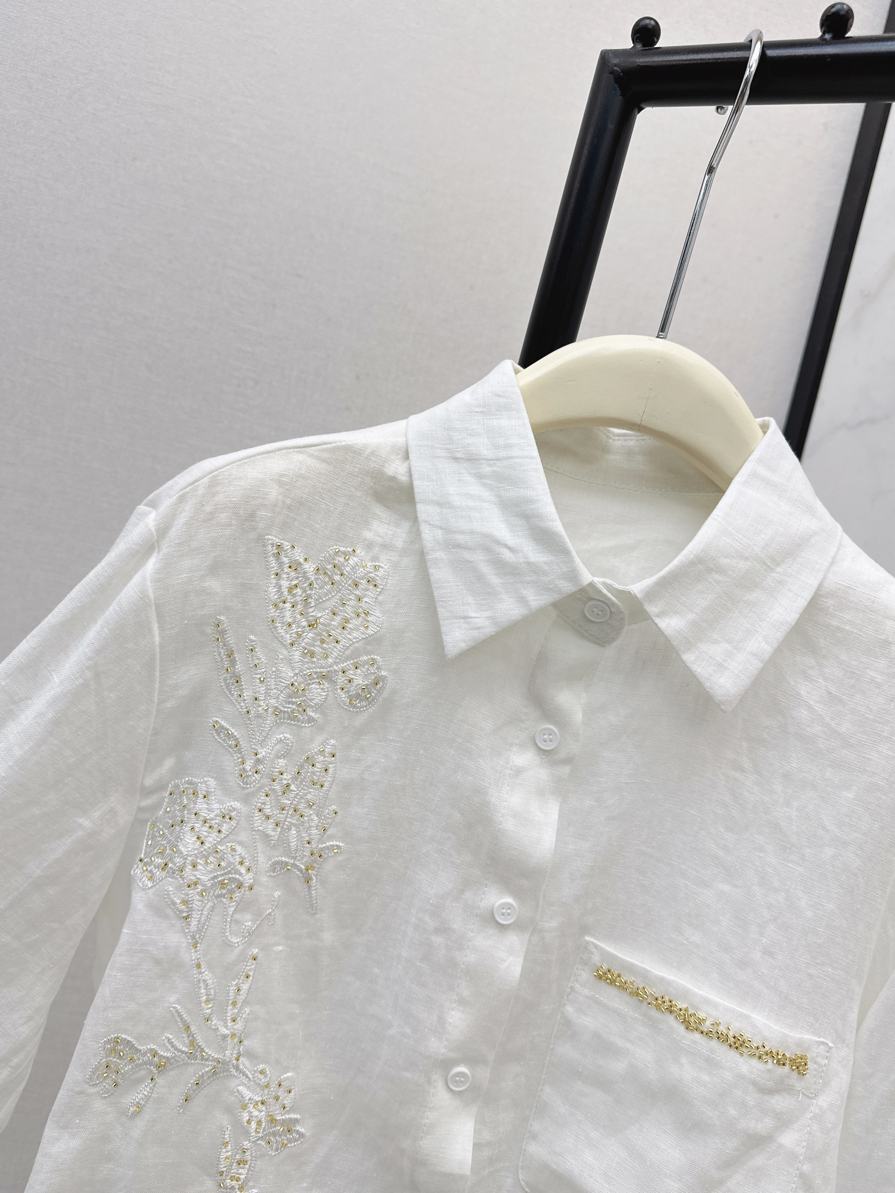 Valen 26ss embroidery shirt