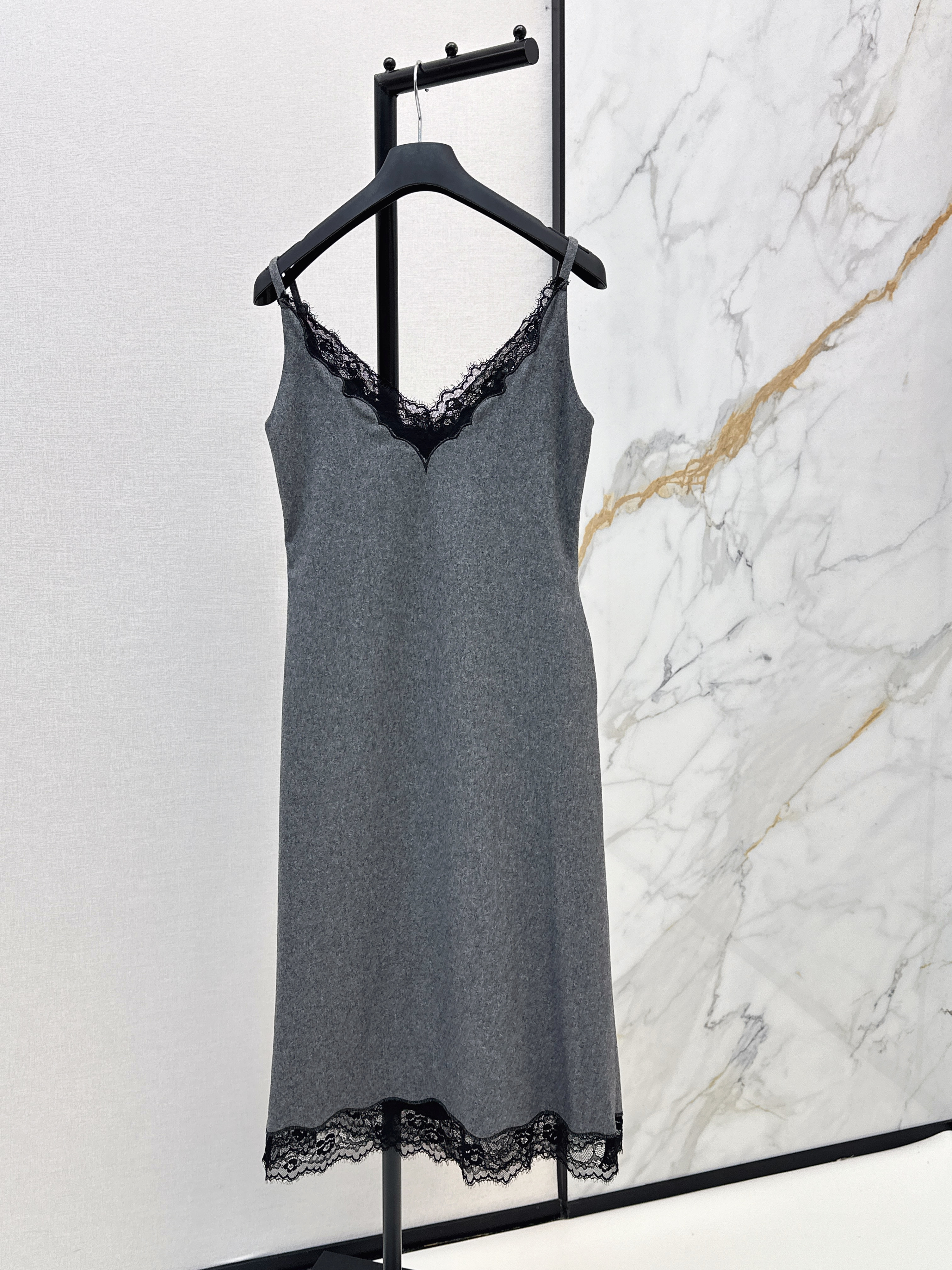 CD 26SS Lace-Trim Slip Dress