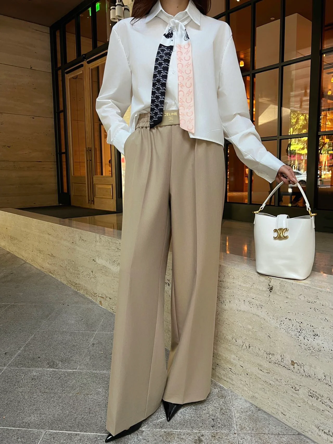 Celi 26ss straight leg pants