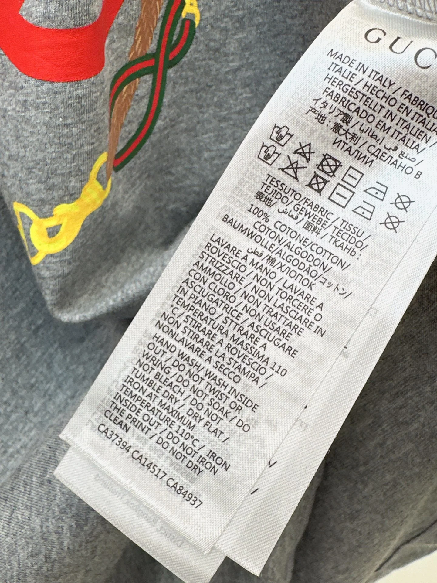 Gucc 26ss print t-shirts