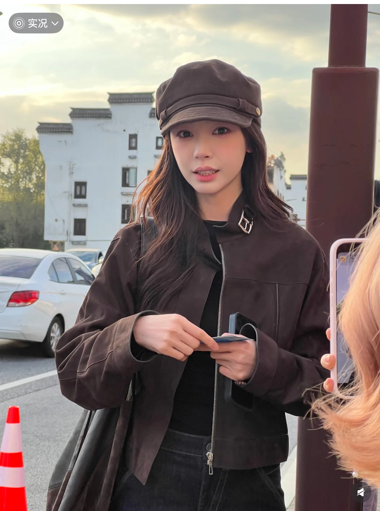 Herm 26ss suede jacket