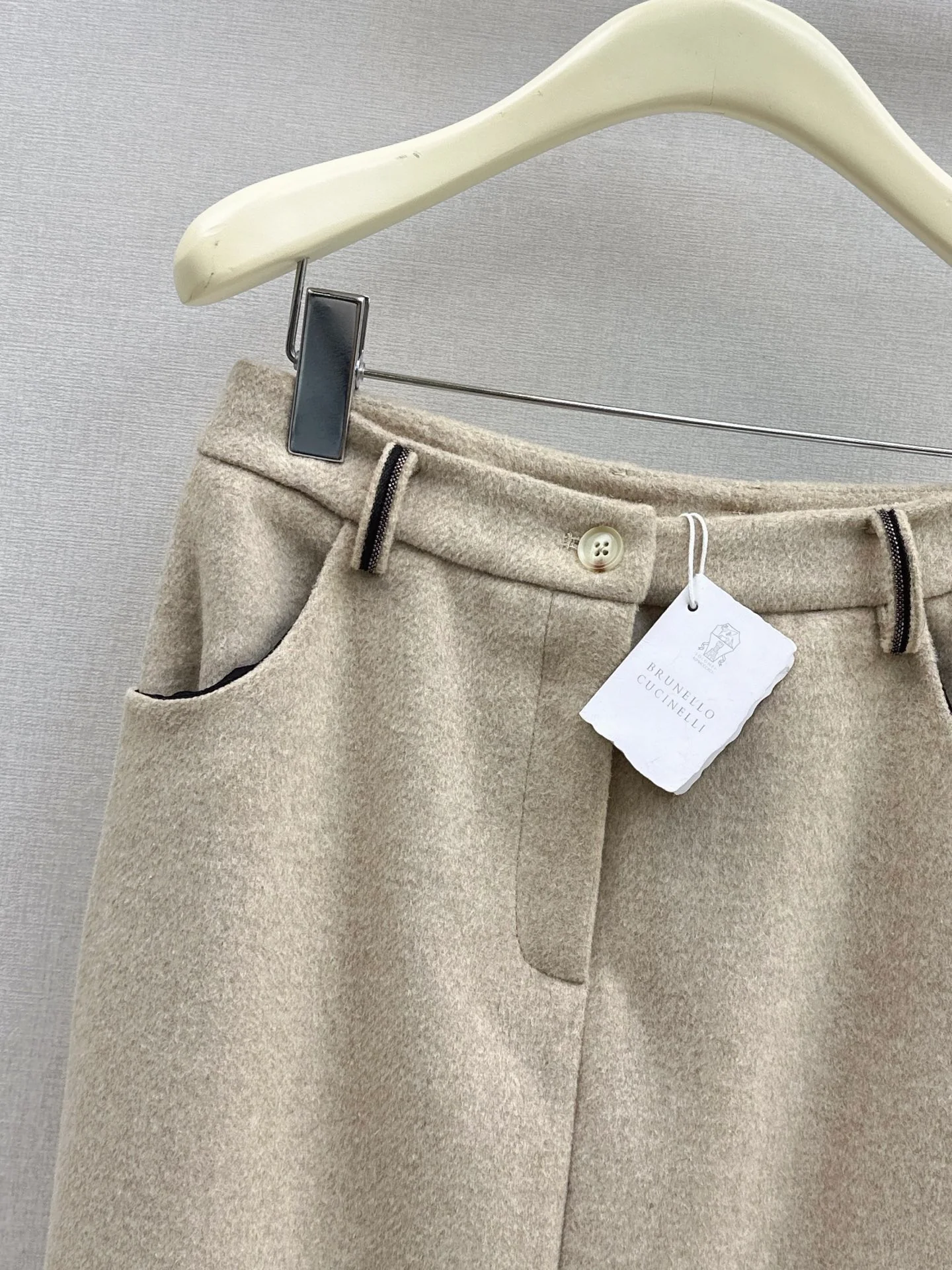 Brun 25fw woolen skirt