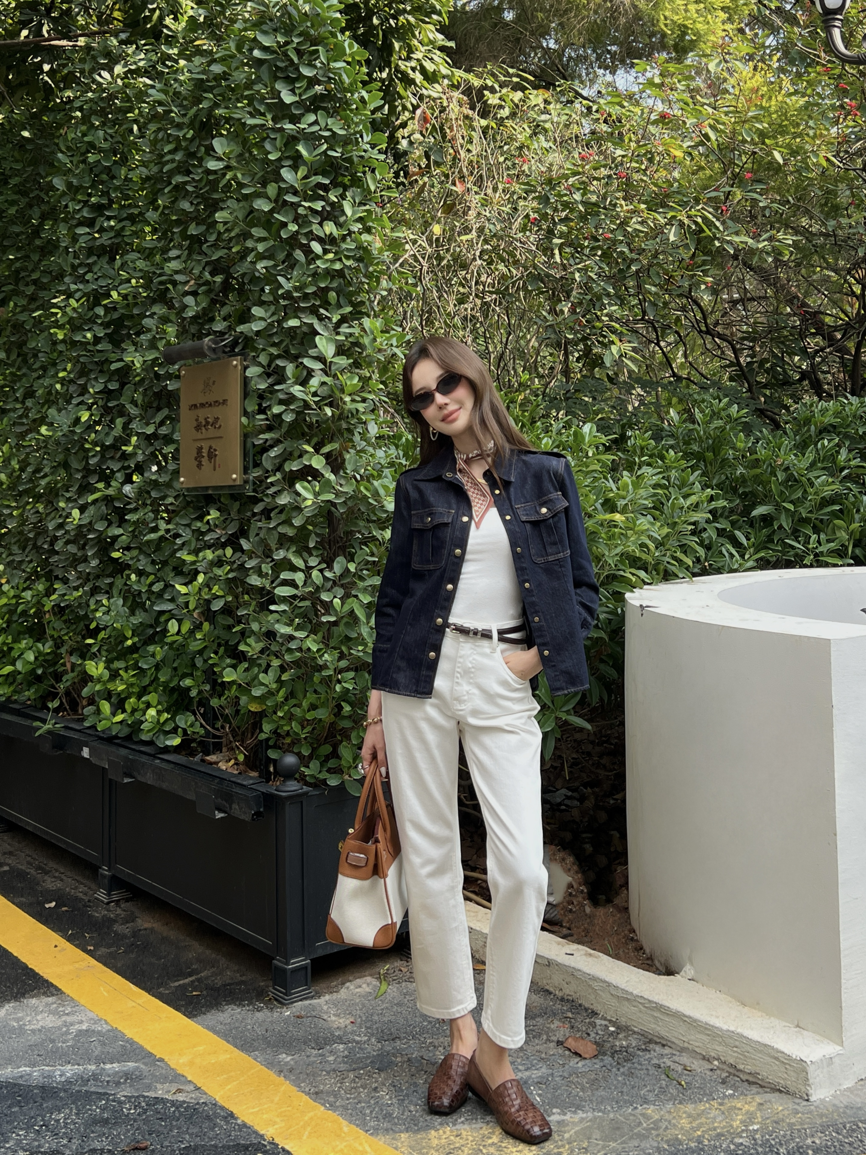 Loe 26ss denim shirt