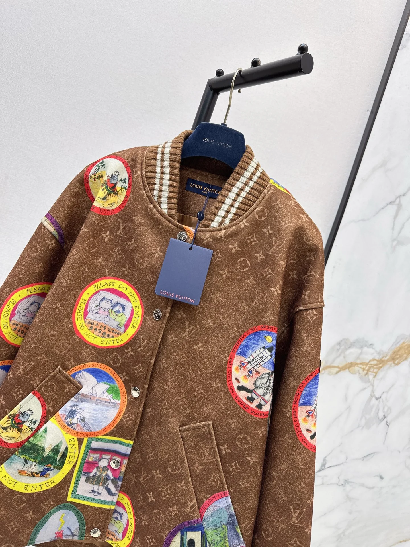 Louis 25fw print jacket