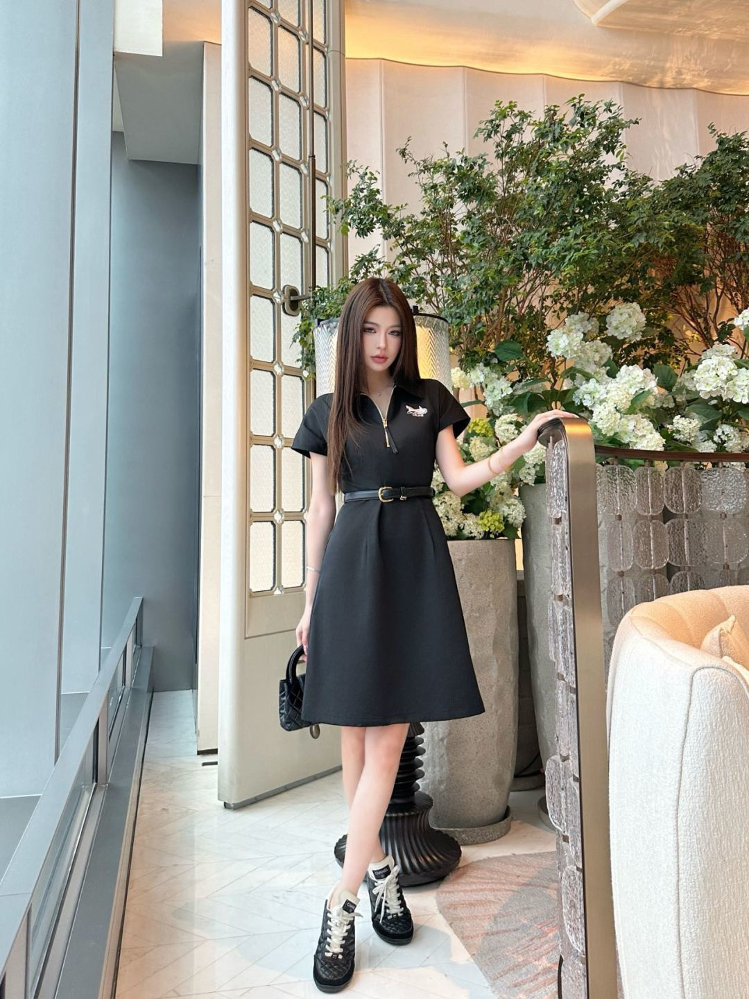 Celi 26ss belted dress