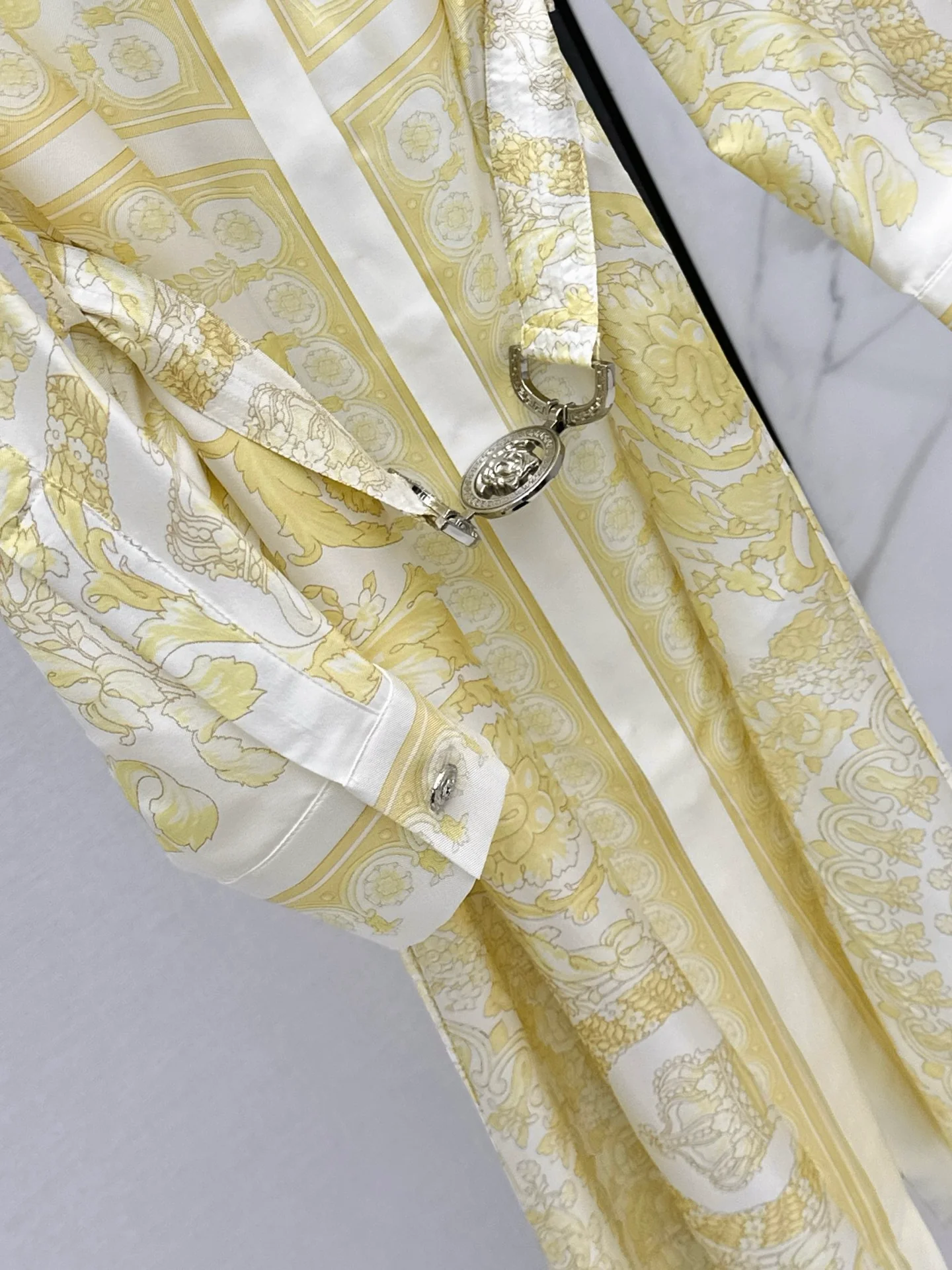 Vers 25fw silk dress