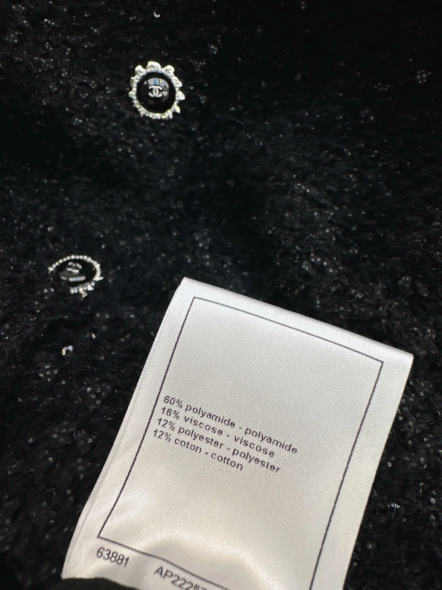 Chan 26ss tweed jacket